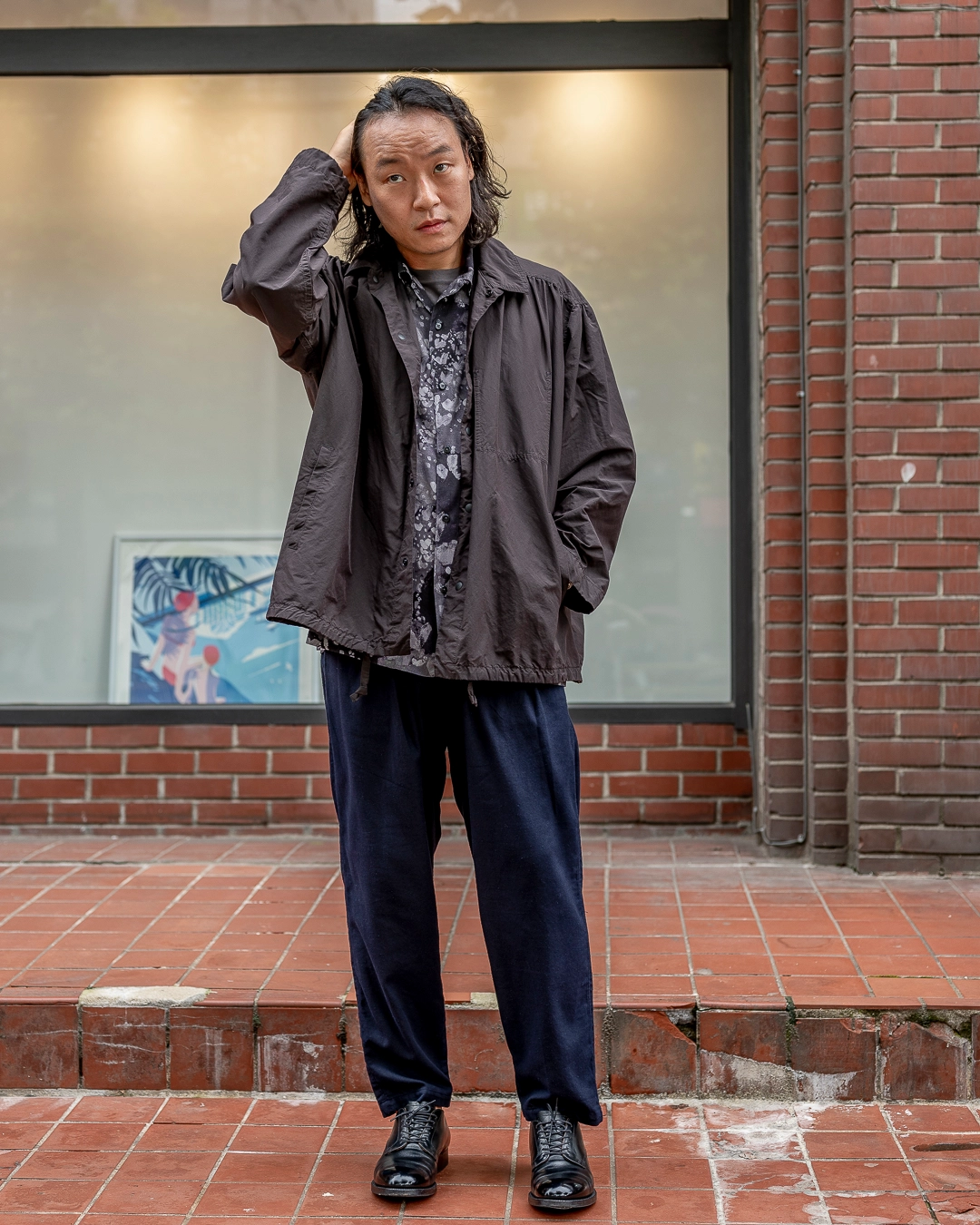ジャケット・アウター Porter Classic WEATHER WIDE SLEEVE COAT Porter Classic / ポータークラシック | WEATHER GATHERED ZIP