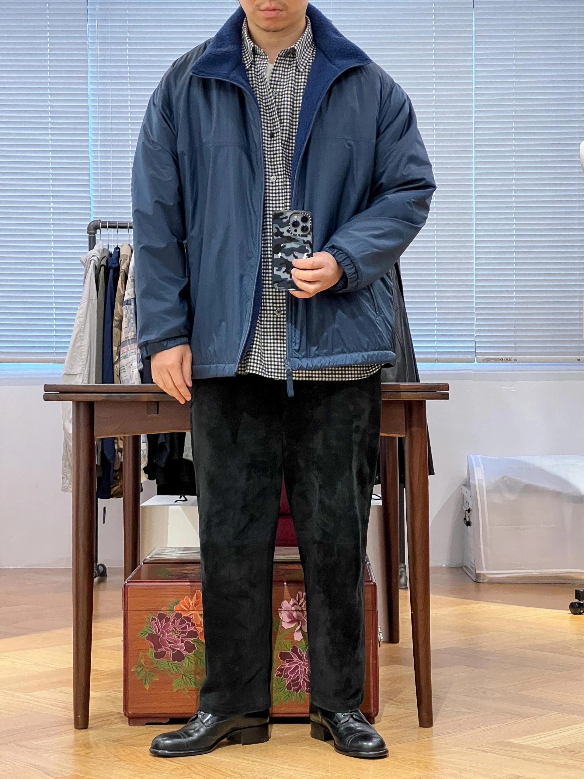 Porter Classic [포터 클래식] - Liner Nylon Fleece Zip Up (POLARTEC 