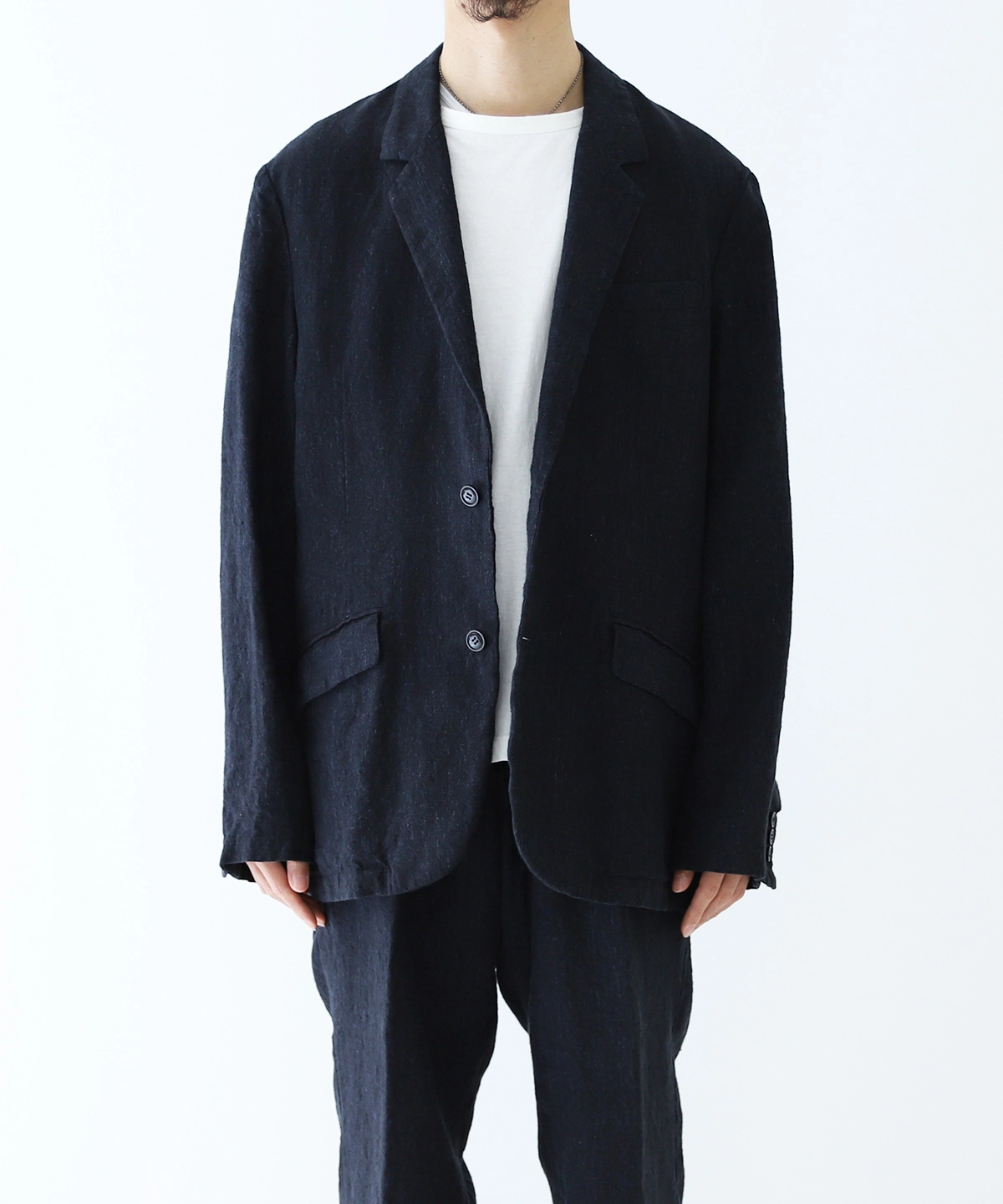 nest Robe CONFECT [네스트로브 컨팩트] - Brushed Linen Sack Jacket