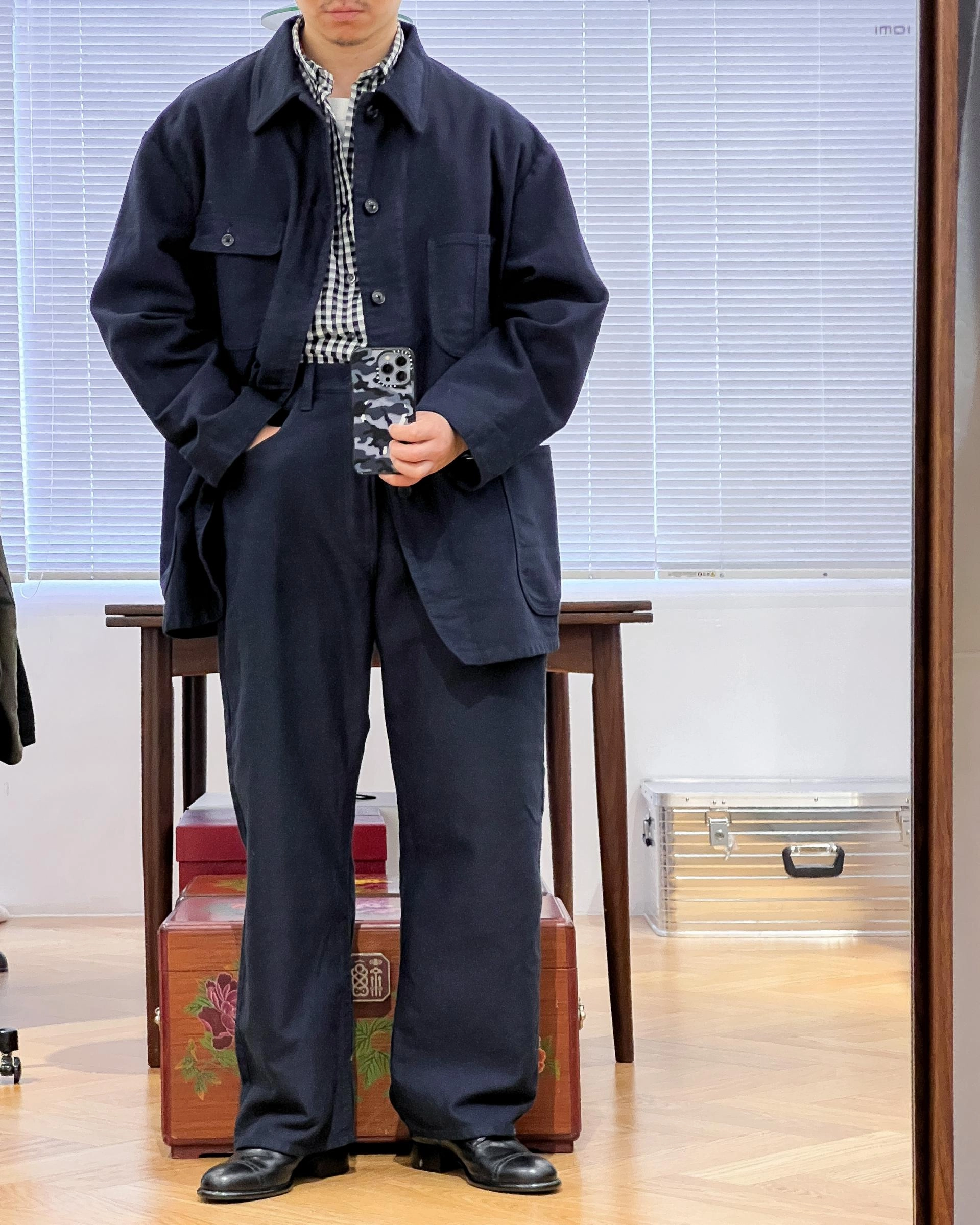 Porter Classic [포터 클래식] - Moleskin Pants - Dark Navy : W2KEND 