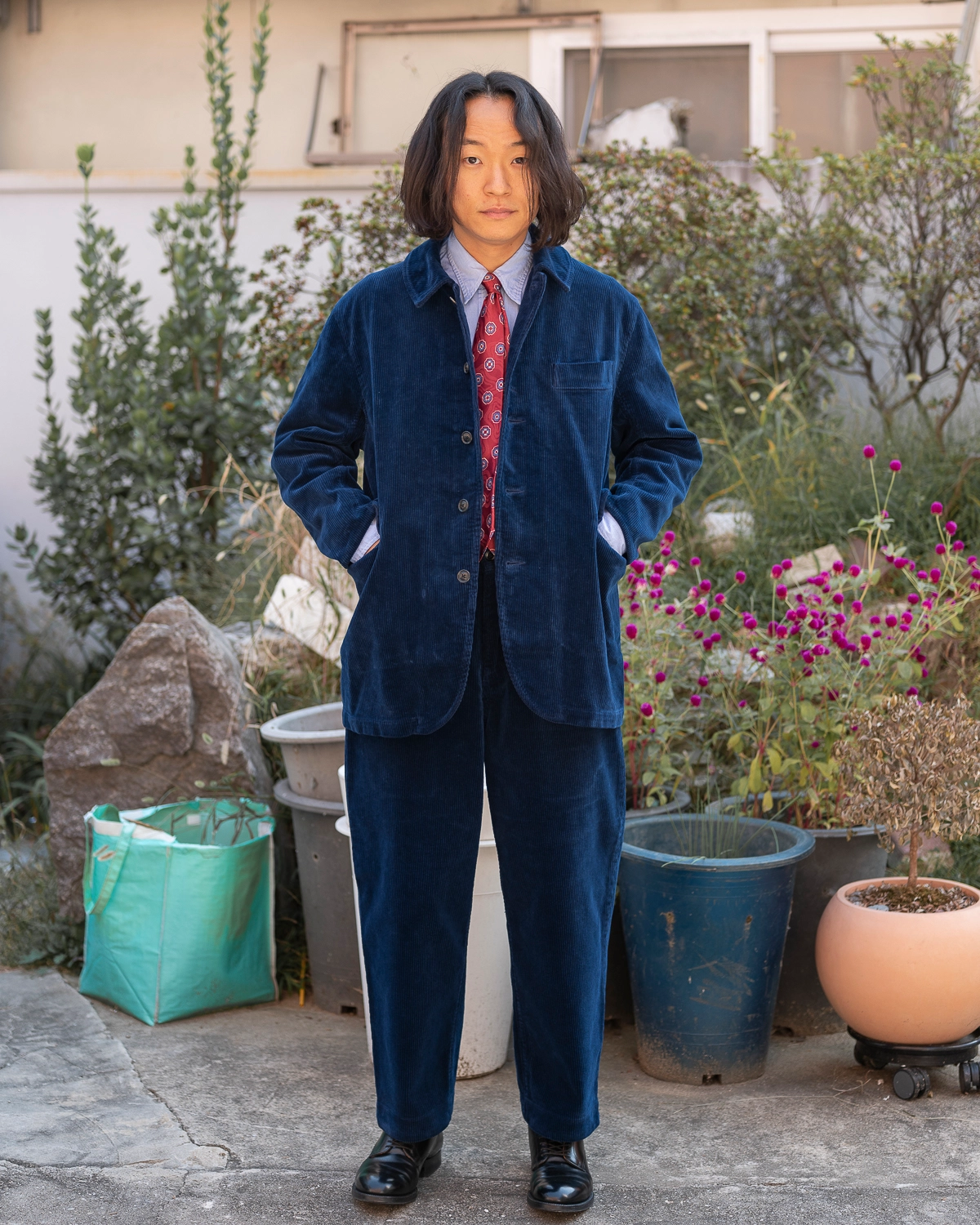 Porterclassic 22AW CORDUROY COAT【size:3】 2024-9-27-William-White-