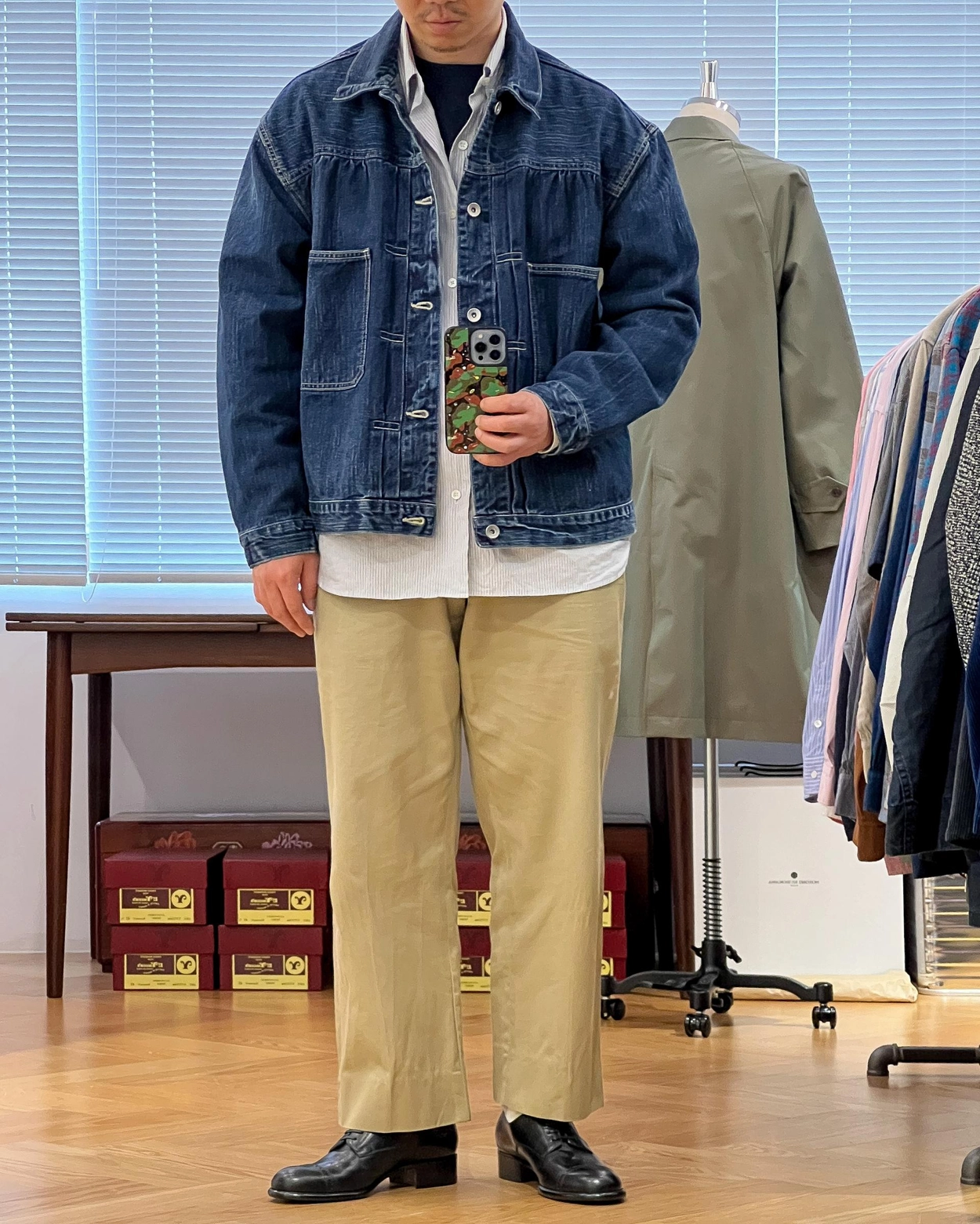 STEINBECK DENIM FRENCH JACKET PORTER CLASSIC: STEINBECK DENIM