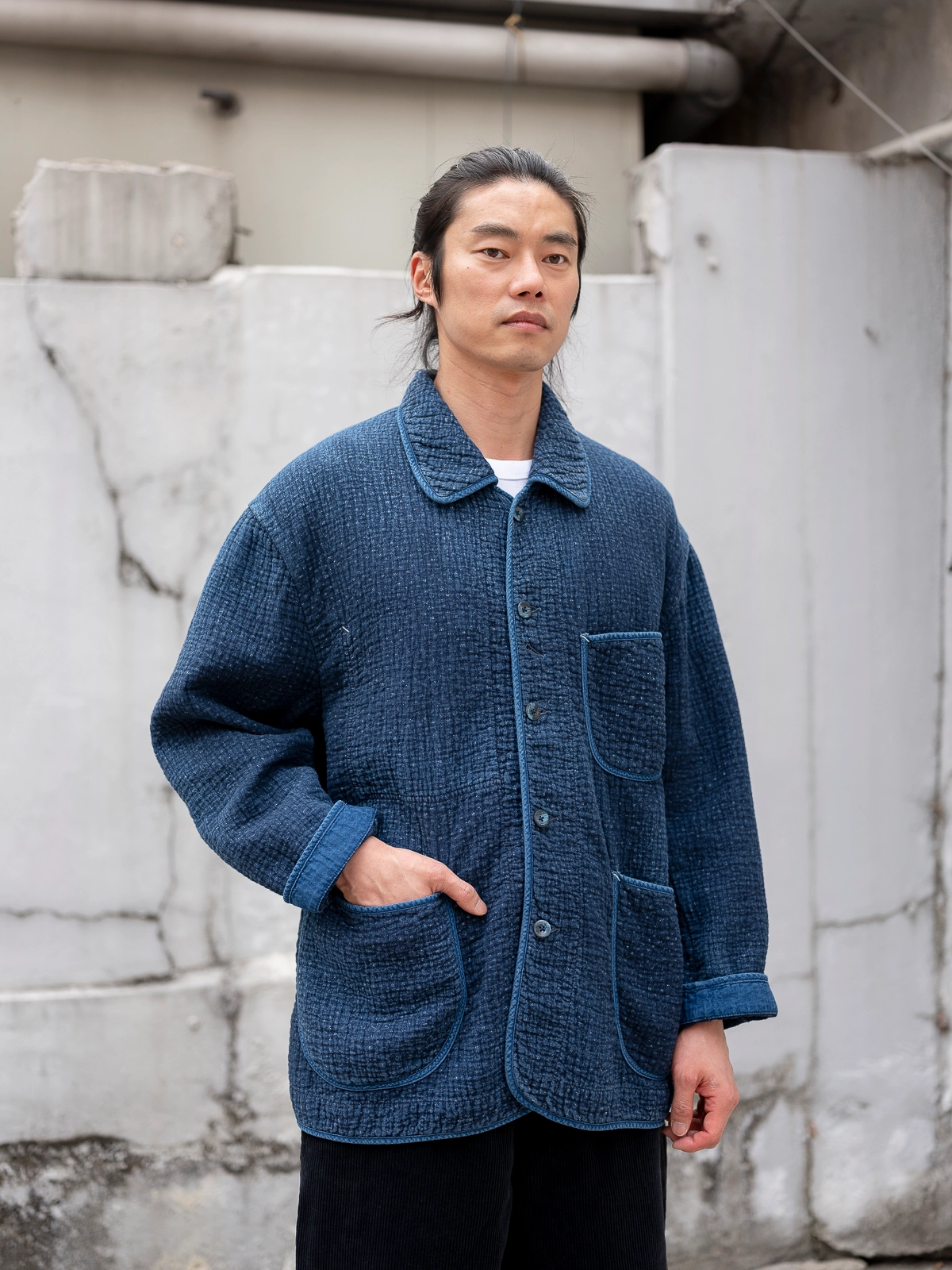 セルジュブランコ　ワークジャケット　アナトミカ　ポータークラシック　フレンチ Porter Classic SASHIKO FRENCH JACKET