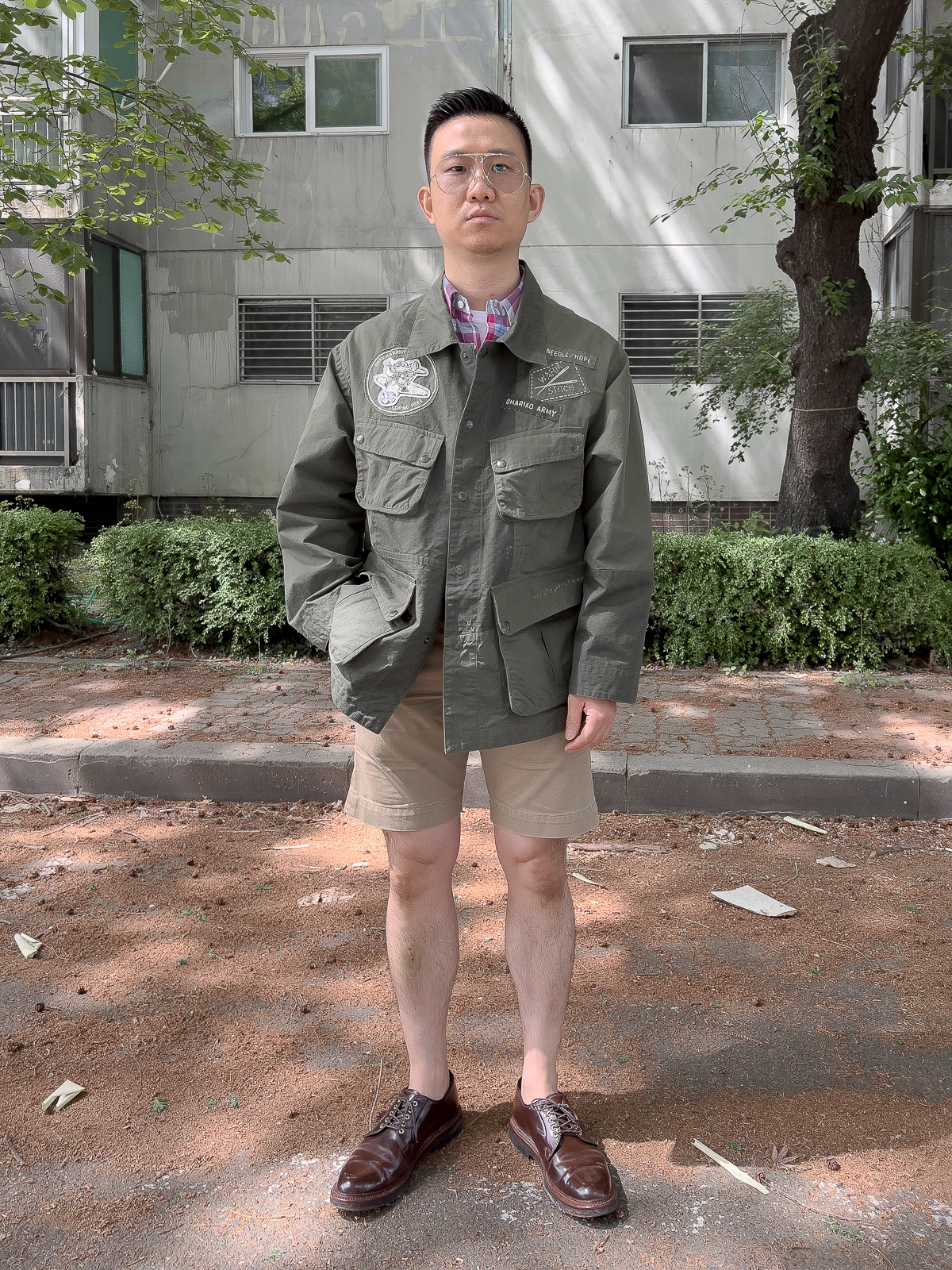 Porter Classic [포터 클래식] - OHARIKO Army Patchwork jacket