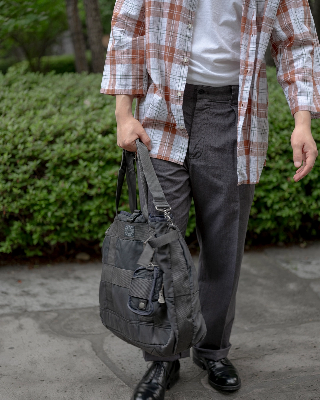 porter classic super nylon tote 初期 Porter Classic [포터 클래식] - Super Nylon Tote Bag - Black