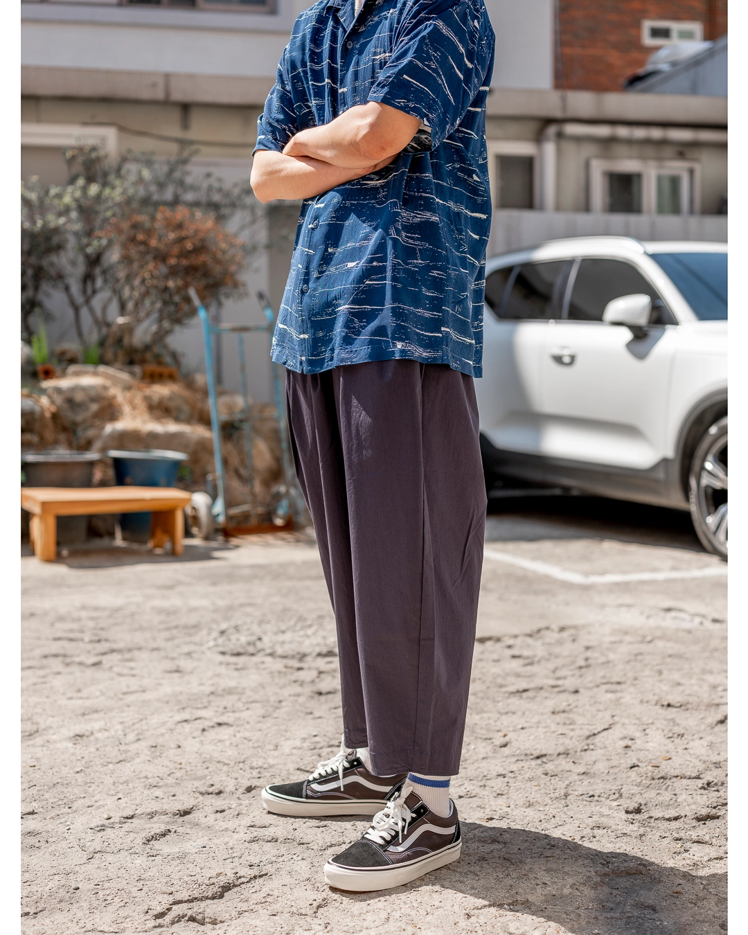 Porter Classic [포터 클래식] - Aloha Shirt Indigo Ocean : W2KEND