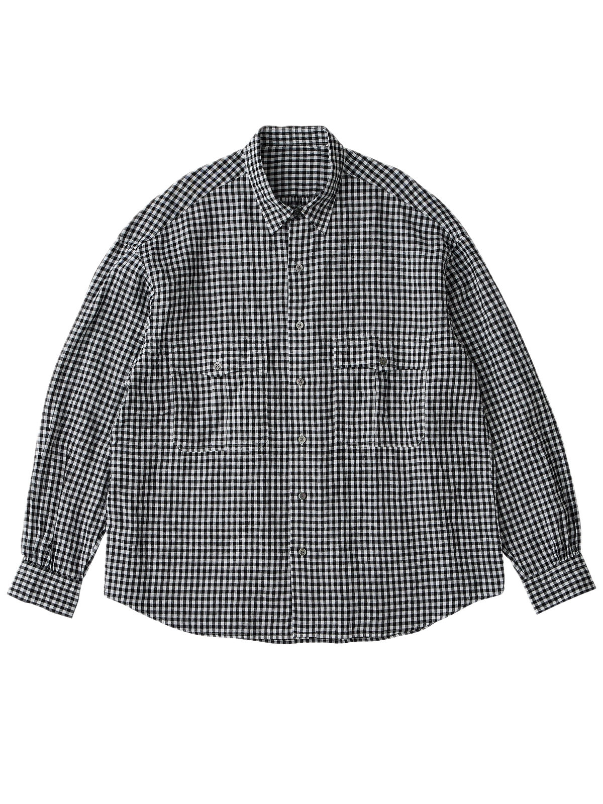 Porter Classic [포터 클래식] - Roll Up Gingham Check Shirt