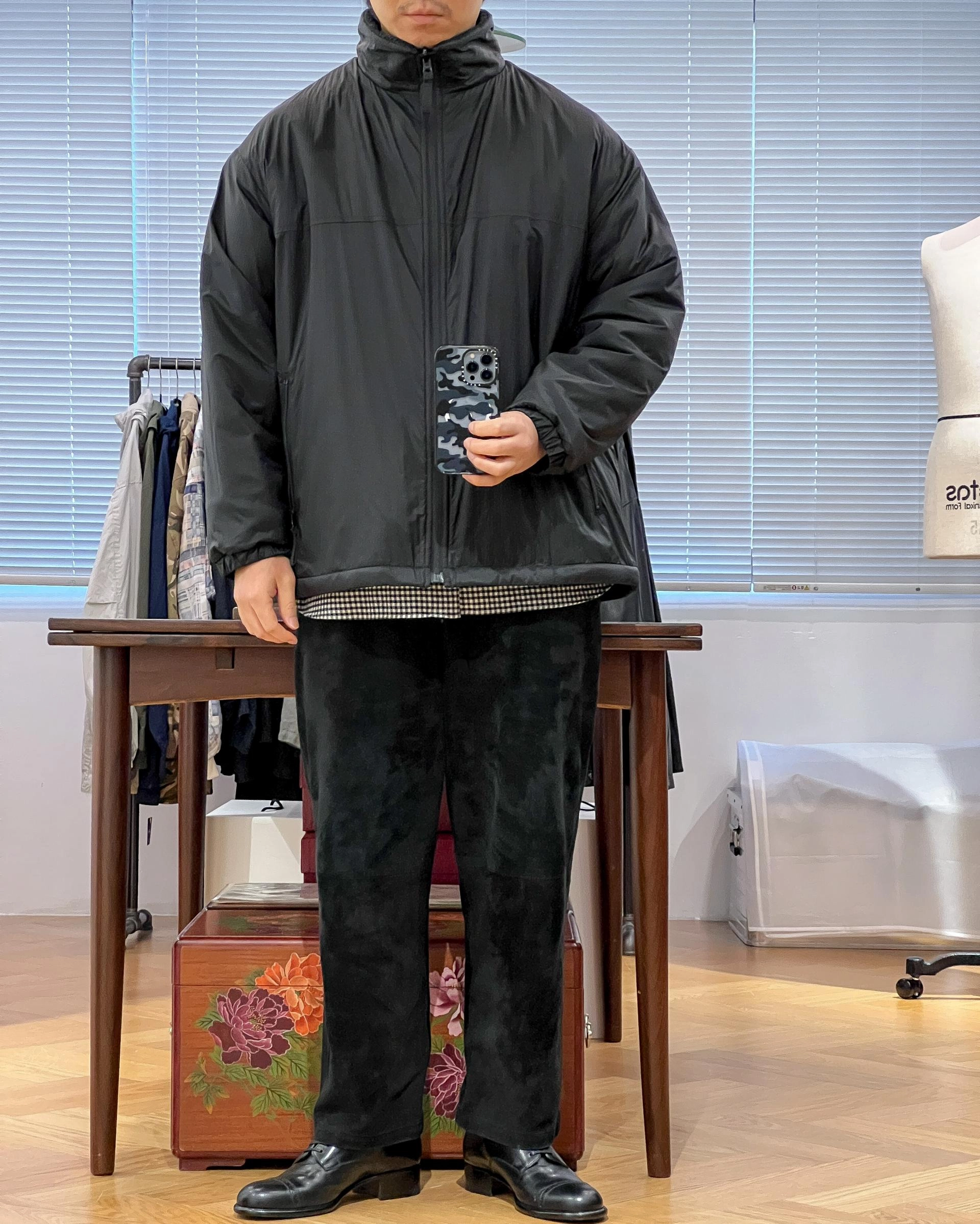 Porter Classic [포터 클래식] - Liner Nylon Fleece Zip Up (POLARTEC 