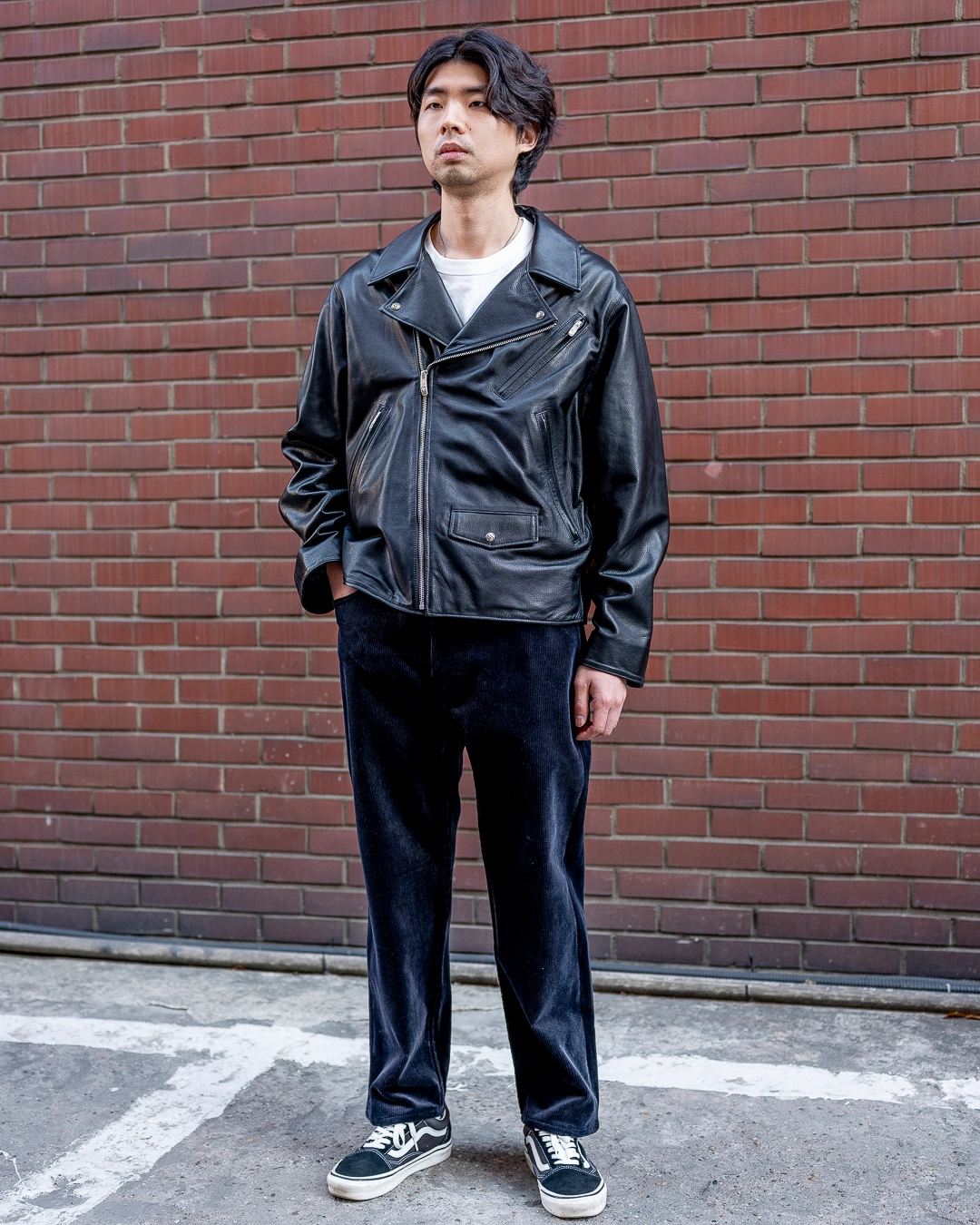 Porter Classic [포터 클래식] - PC Riders Jacket W/LOVE&PEACE