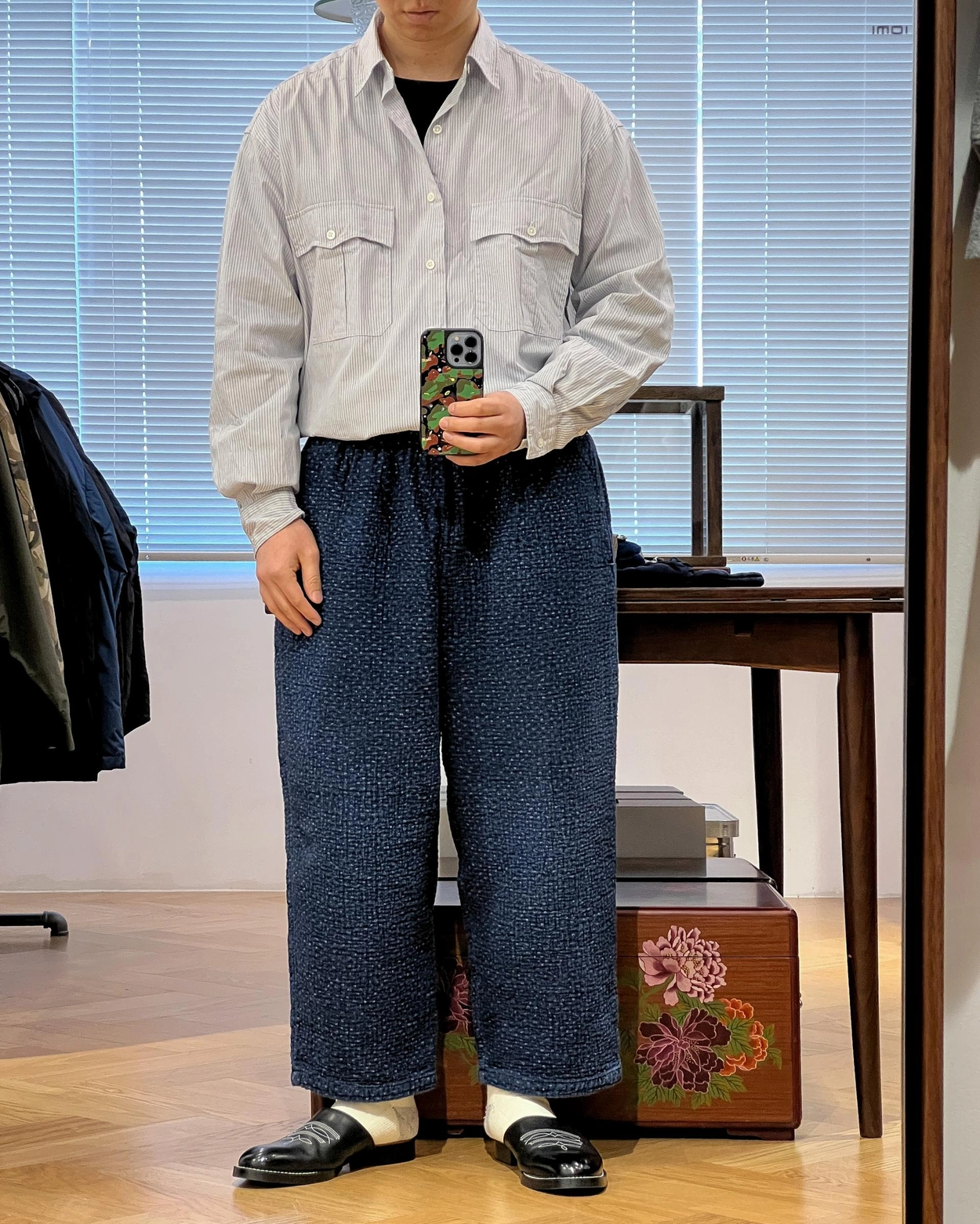 Porter Classic [포터 클래식] - New Sashiko Peace Pants : W2KEND
