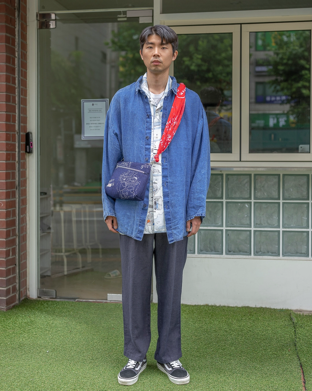 Porter Classic [포터 클래식] - Indigo Linen Shirt Jacket - Indigo