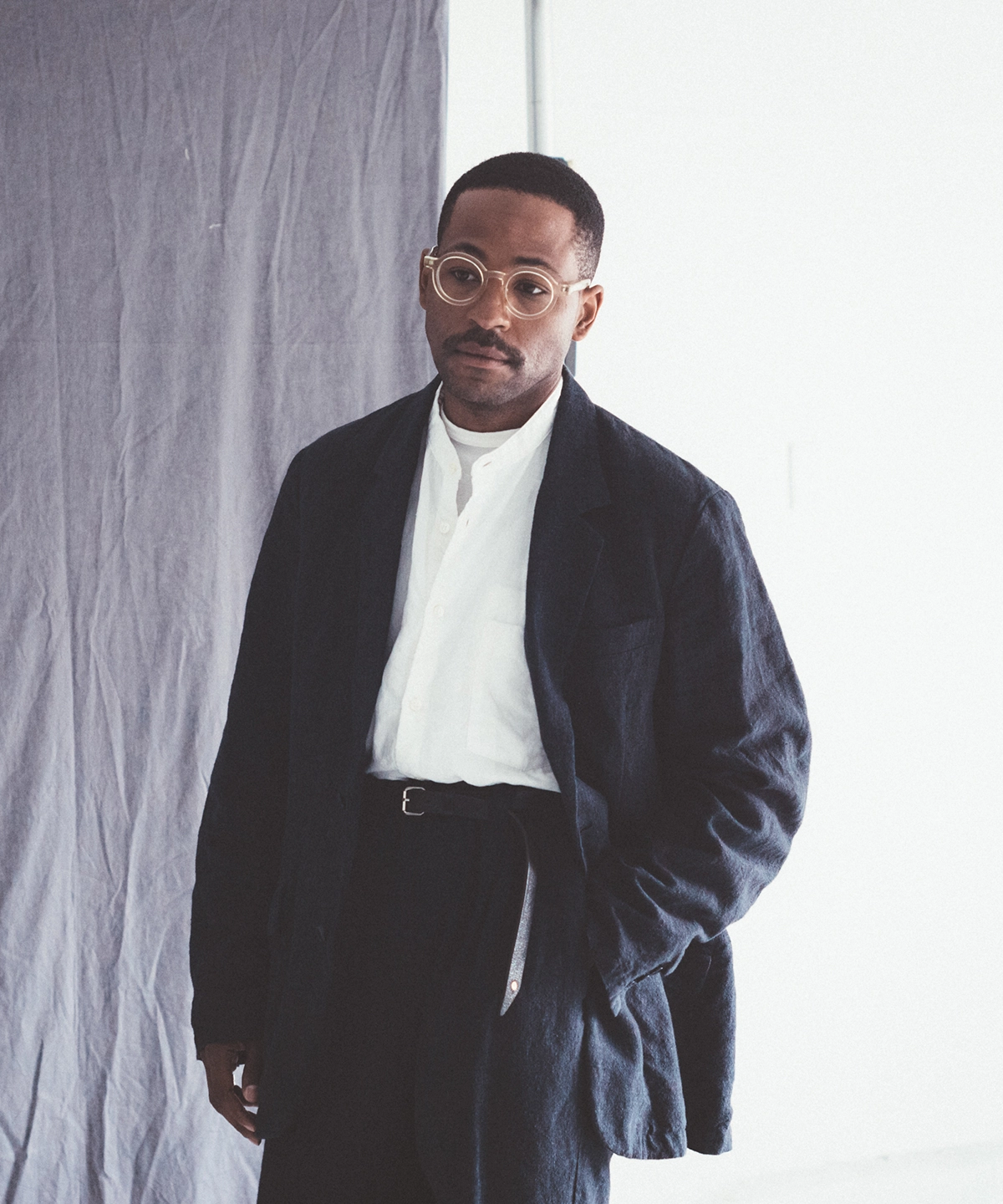 nest Robe CONFECT [네스트로브 컨팩트] - Brushed Linen Sack Jacket 