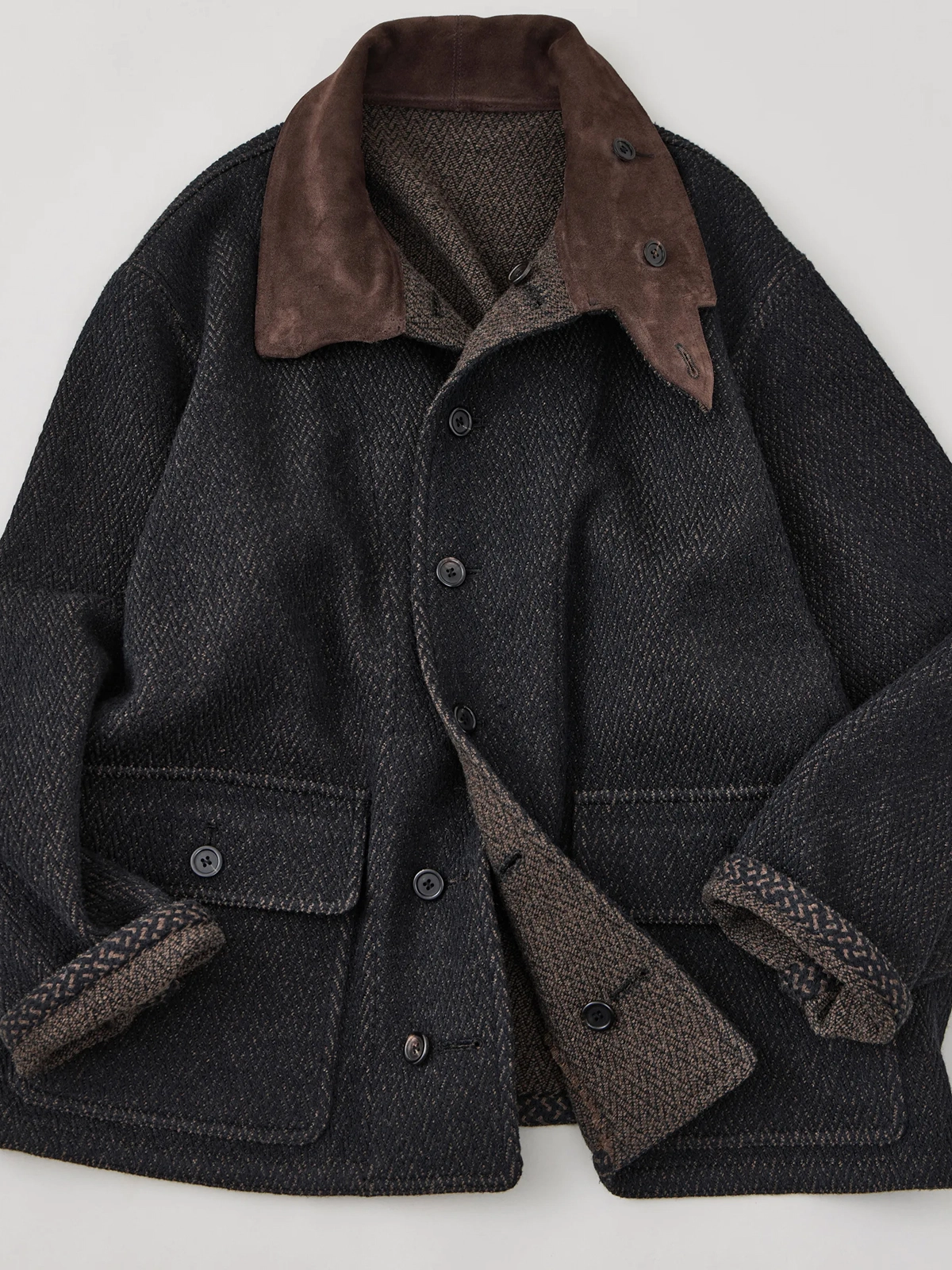 NICENESS [나이스네스] - H.TWEEDY - Black × Brown : W2KEND SHOP