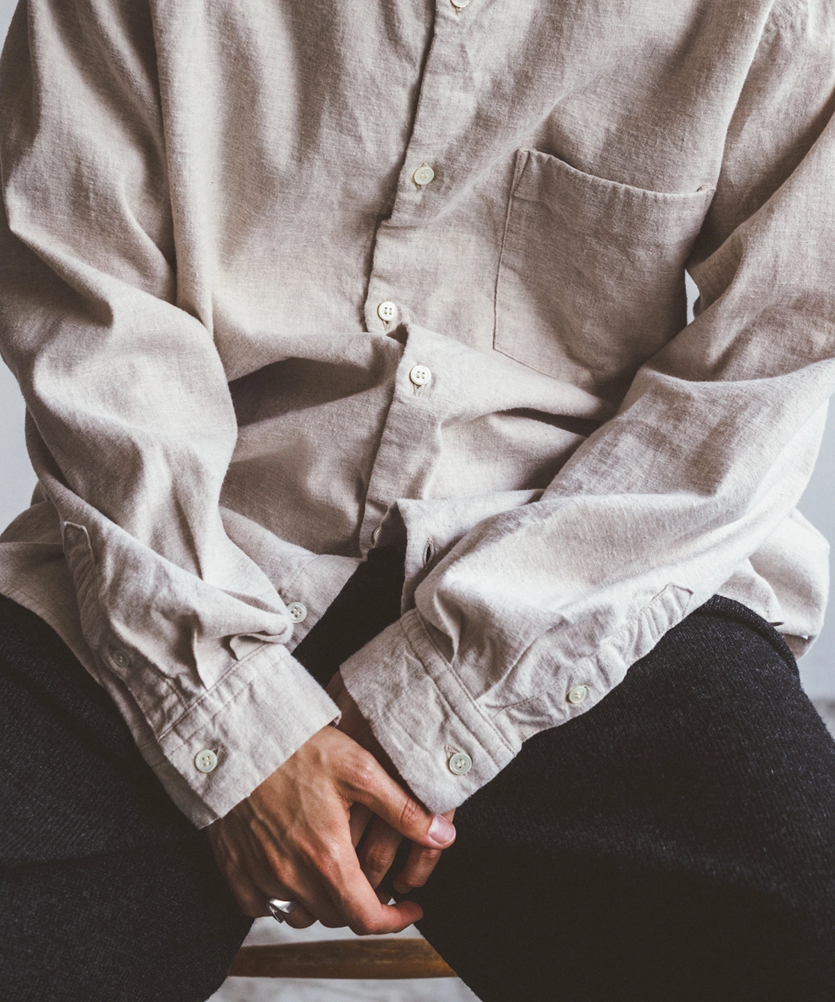 nest Robe CONFECT [네스트로브 컨팩트] - UpcycleLino Brushed Linen