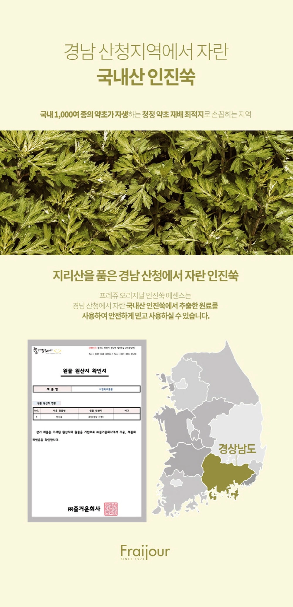 프레쥬 오리지날 인진쑥 스팀 마스크 50g 상세 이미지