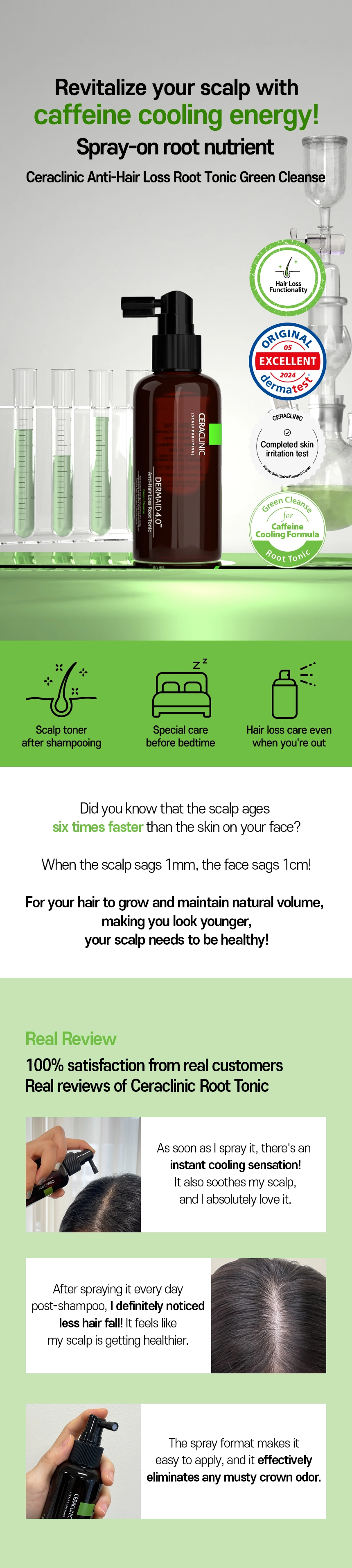 Dermaid 4.0 Anti-Hair Loss Root Tonic Green Cleanse detail image