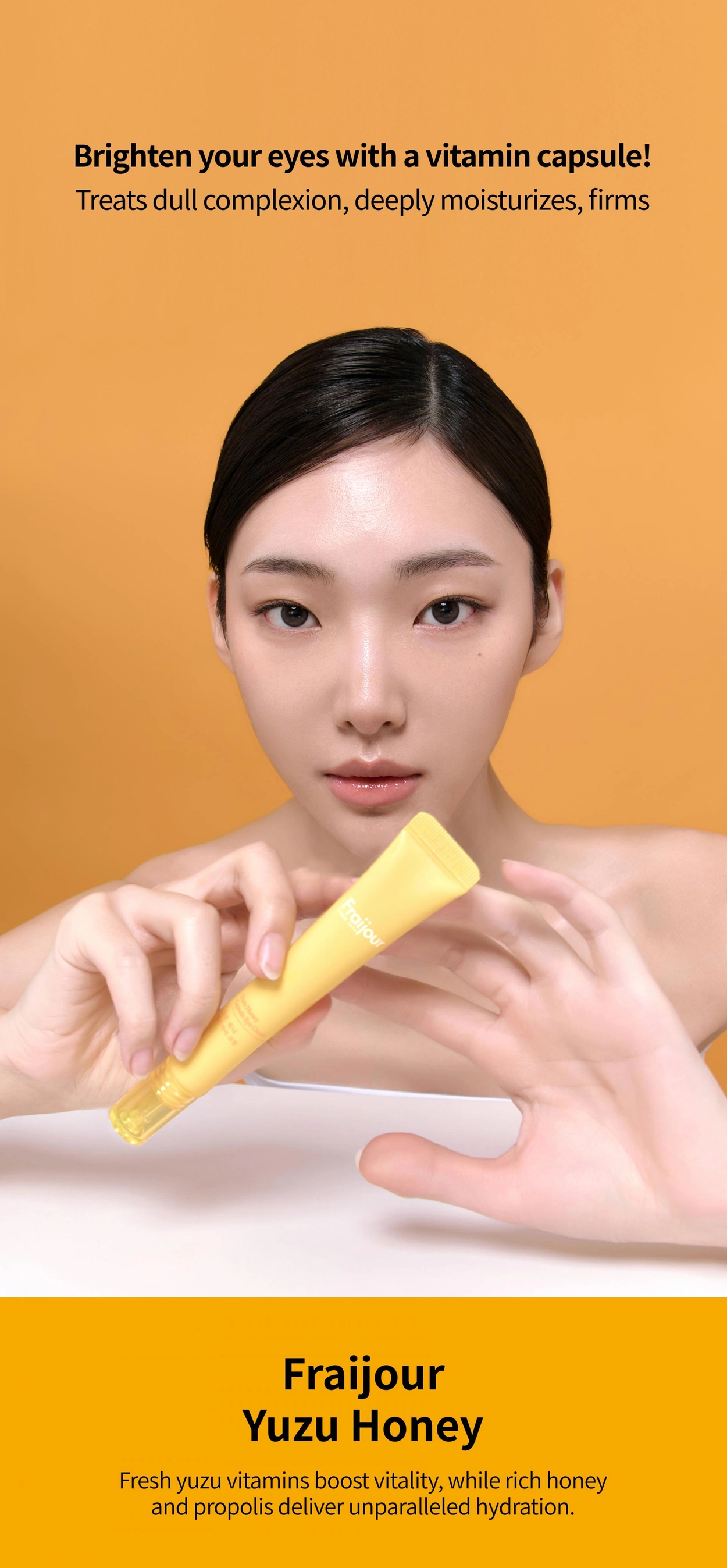 FRAIJOUR] Yuzu Honey Capsule Eye Cream 20ml : EVAS COSMETIC GLOBAL