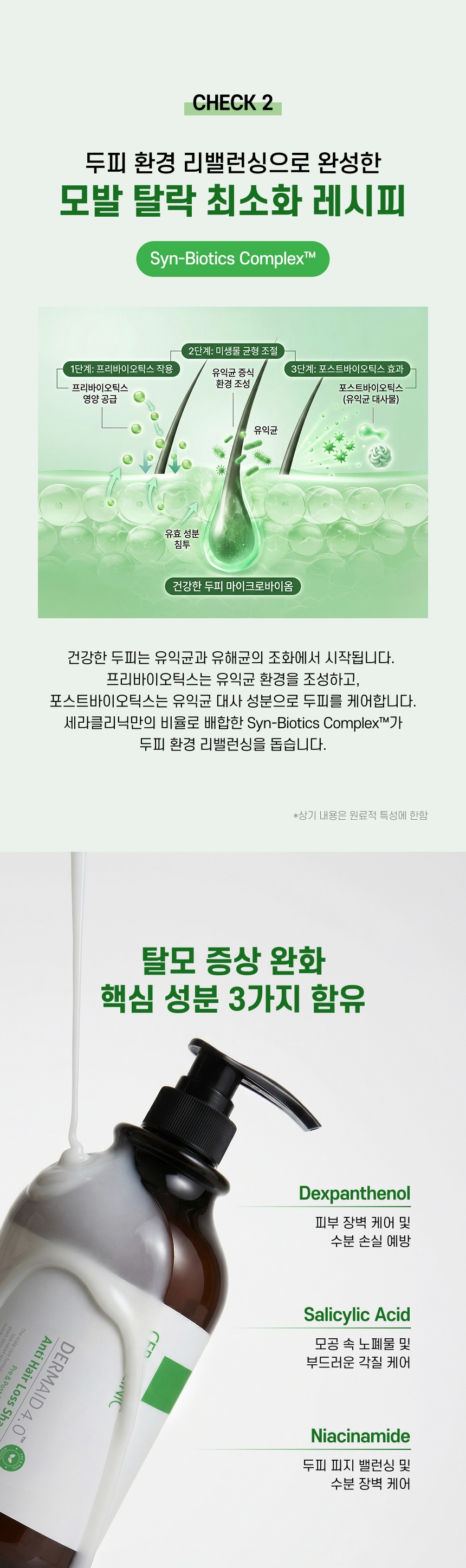 더마이드 4.0 안티 헤어 로스 샴푸 상세 이미지
