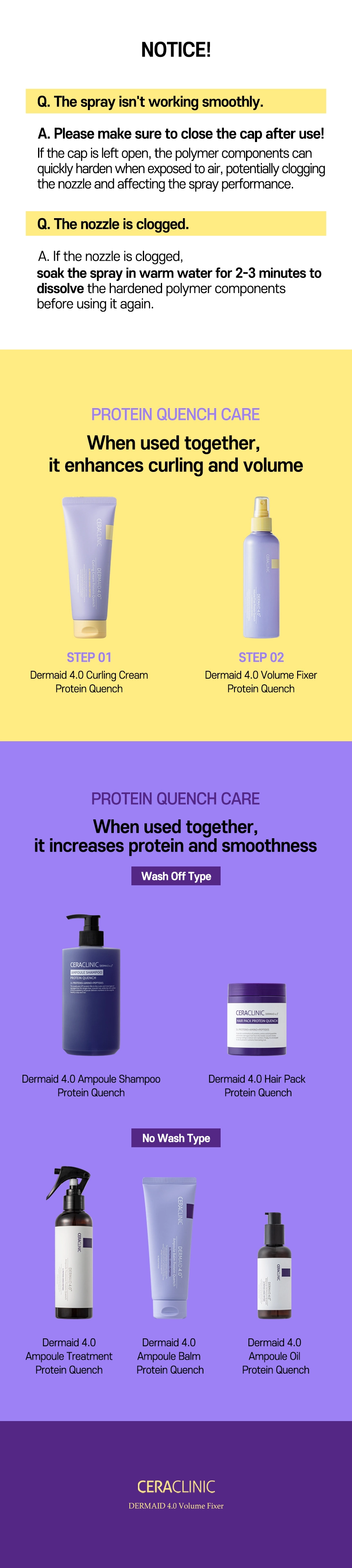 Dermaid 4.0 Volume Fixer Protein Quench detail image