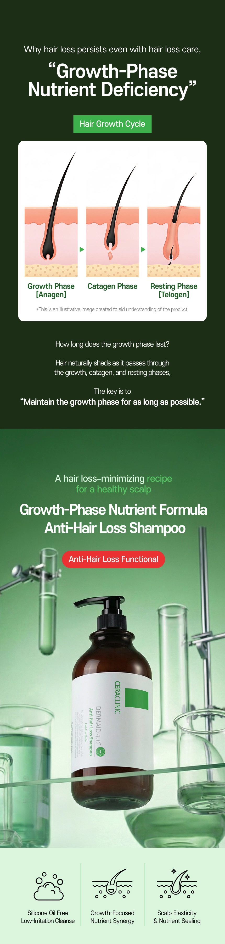 Dermaid 4.0 Anti Hair Loss Shampoo detail image