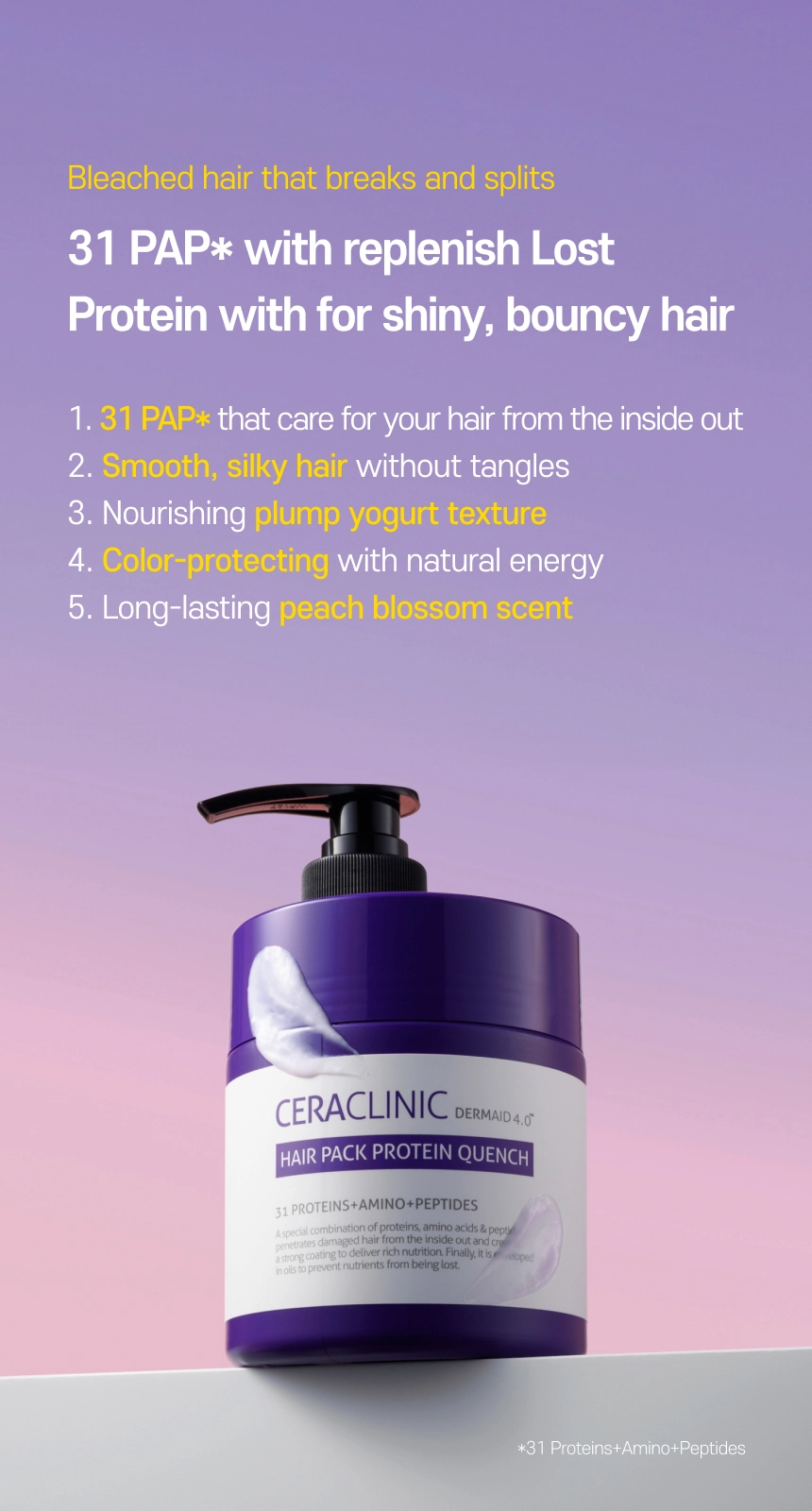 Dermaid 4.0 Hair Pack Protein Quench detail image