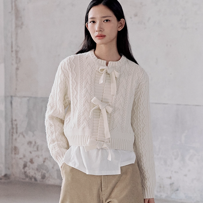 Dodori Ribbon Cardigan