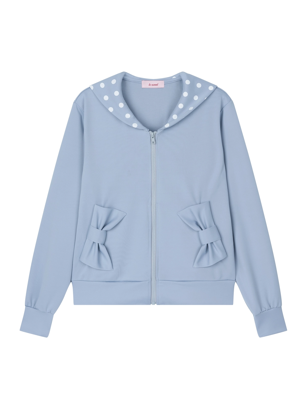 ジャケット・アウター LO AXUAL PETER PAN COLLAR RIBBON JACKET LO AXUAL OFFICIAL WEB SITE