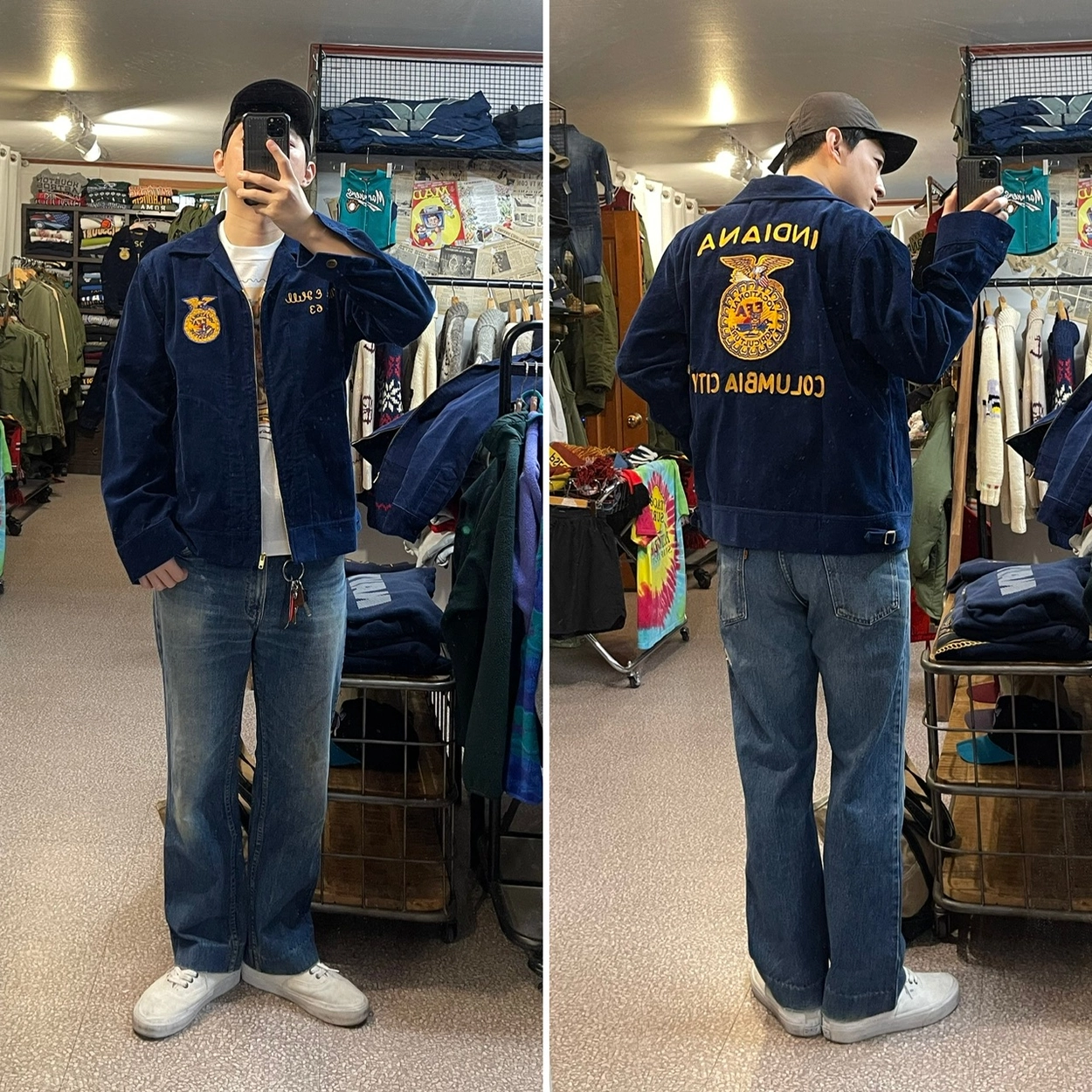 60's Vintage F.F.A Jacket, Indiana, Talon Zip (108) : 77VGM