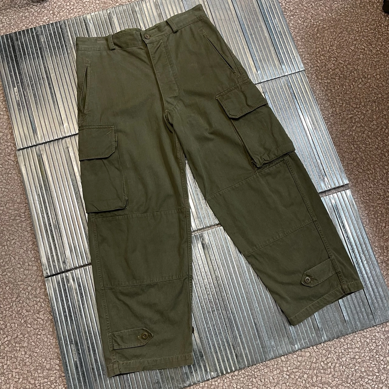 【なす】GAP OLD French Army M47 Pants HBT 60s French Army M47 HBT Combat Trousers - 36x30 – Omega
