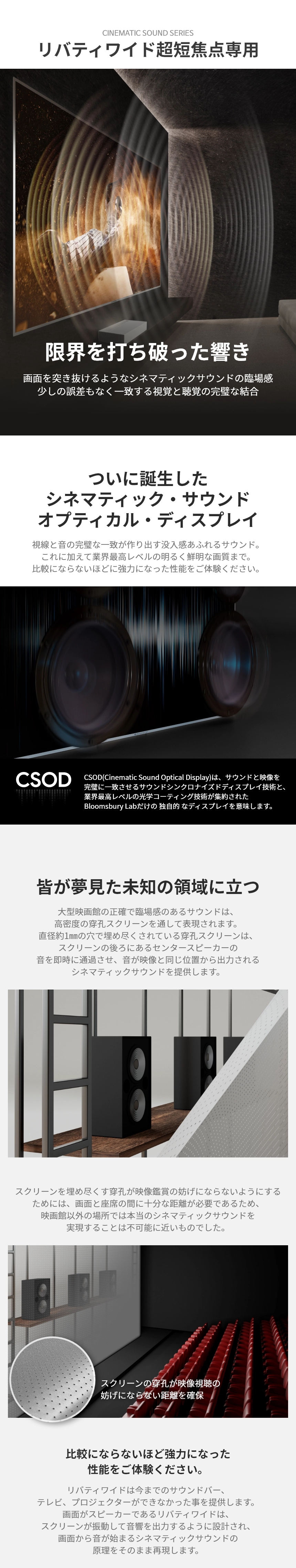 リバティワイドプロ 超短焦点専用(UST) : Bloomsbury Lab