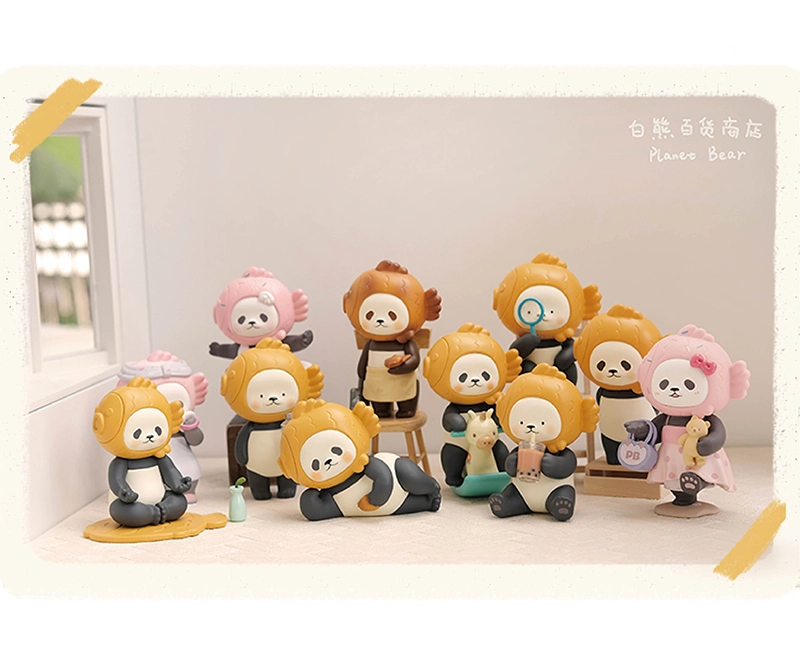 PLANET BEAR-Panpan blindbox (1pcs) : XINGHUI CREATIONS