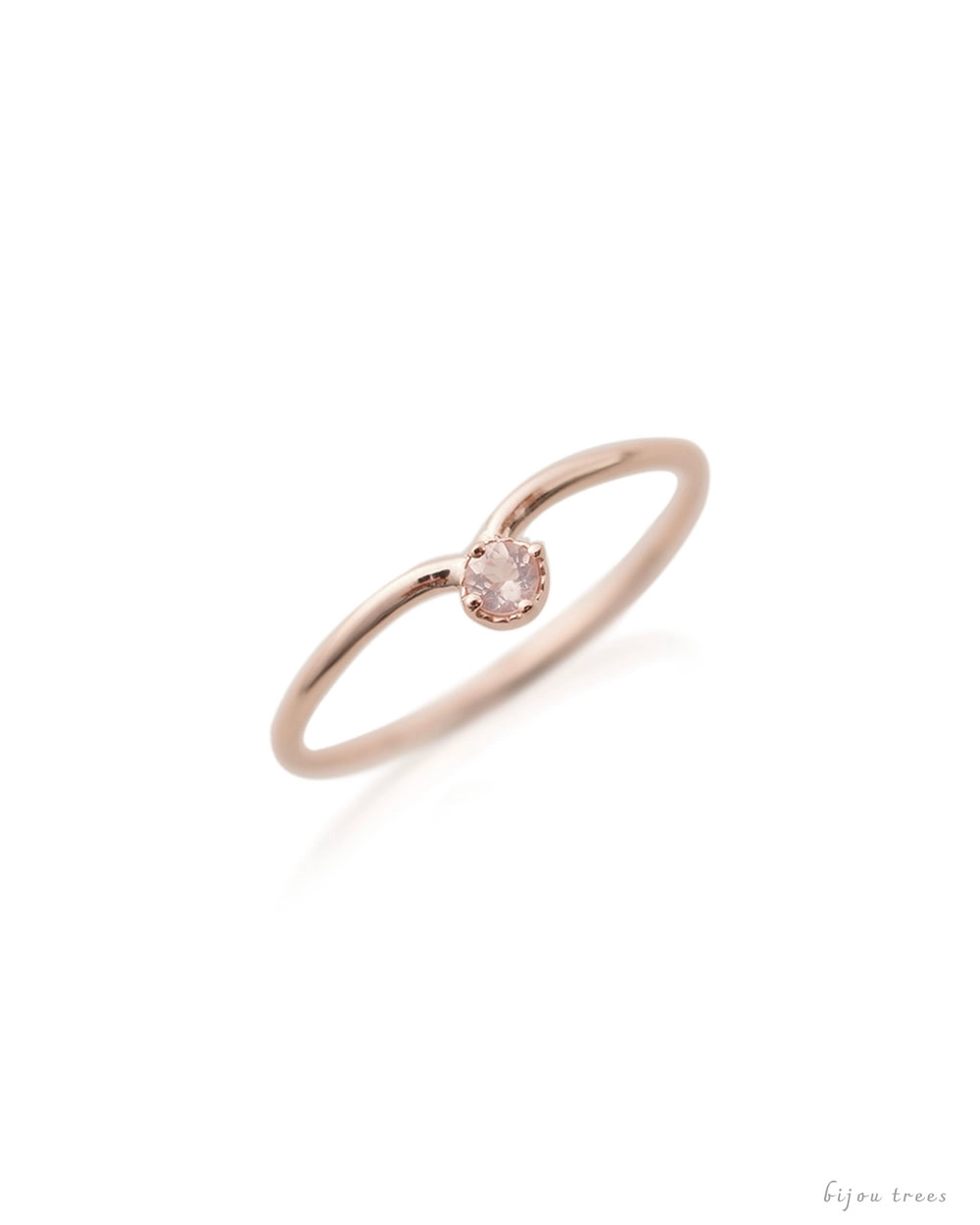 [韓国人気ジュエリー] BIJOU Heart Ring MYSTERIOUS HEART RUBY RING(1ZR1228)K18 リング｜スター