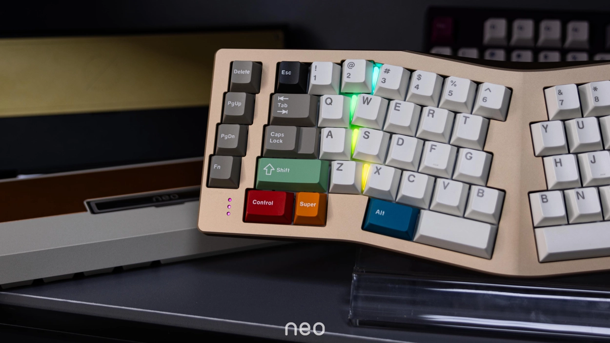 무선 기판 포함] Qwertykeys NEO Ergo : 스웨그키 공식 온라인 스토어