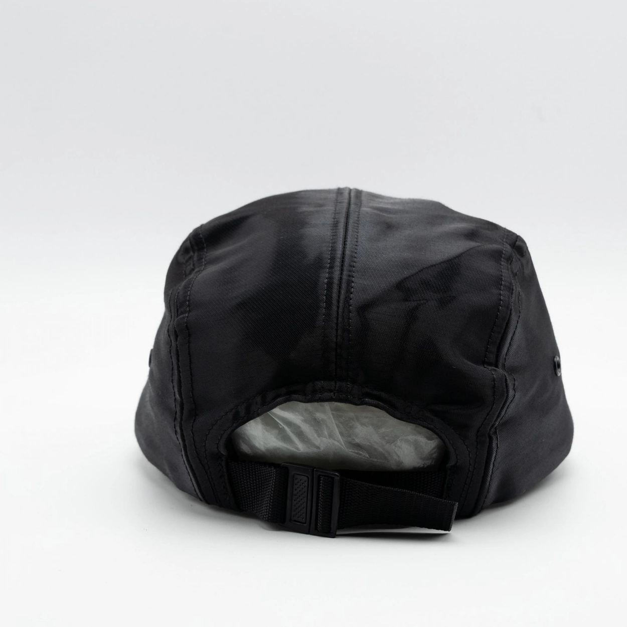 専用試着のみ supreme liquid silk camp cap ブラック Supreme Liquid Silk Camp Cap (FW18) - $54