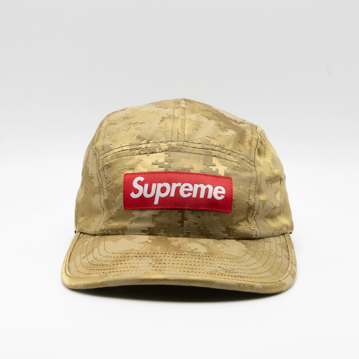 SUPREME SATIN DIGI CAMO CAMP CAP OLIVE 20SS : Paramade Pickers