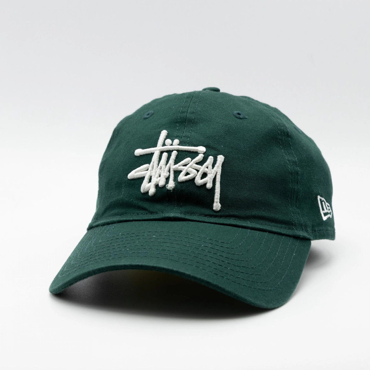 STUSSY×NEW ERA 9TWENTY BASIC green Stussy New Era 9Twenty Basic Trucker Green Men's - SS24 - US