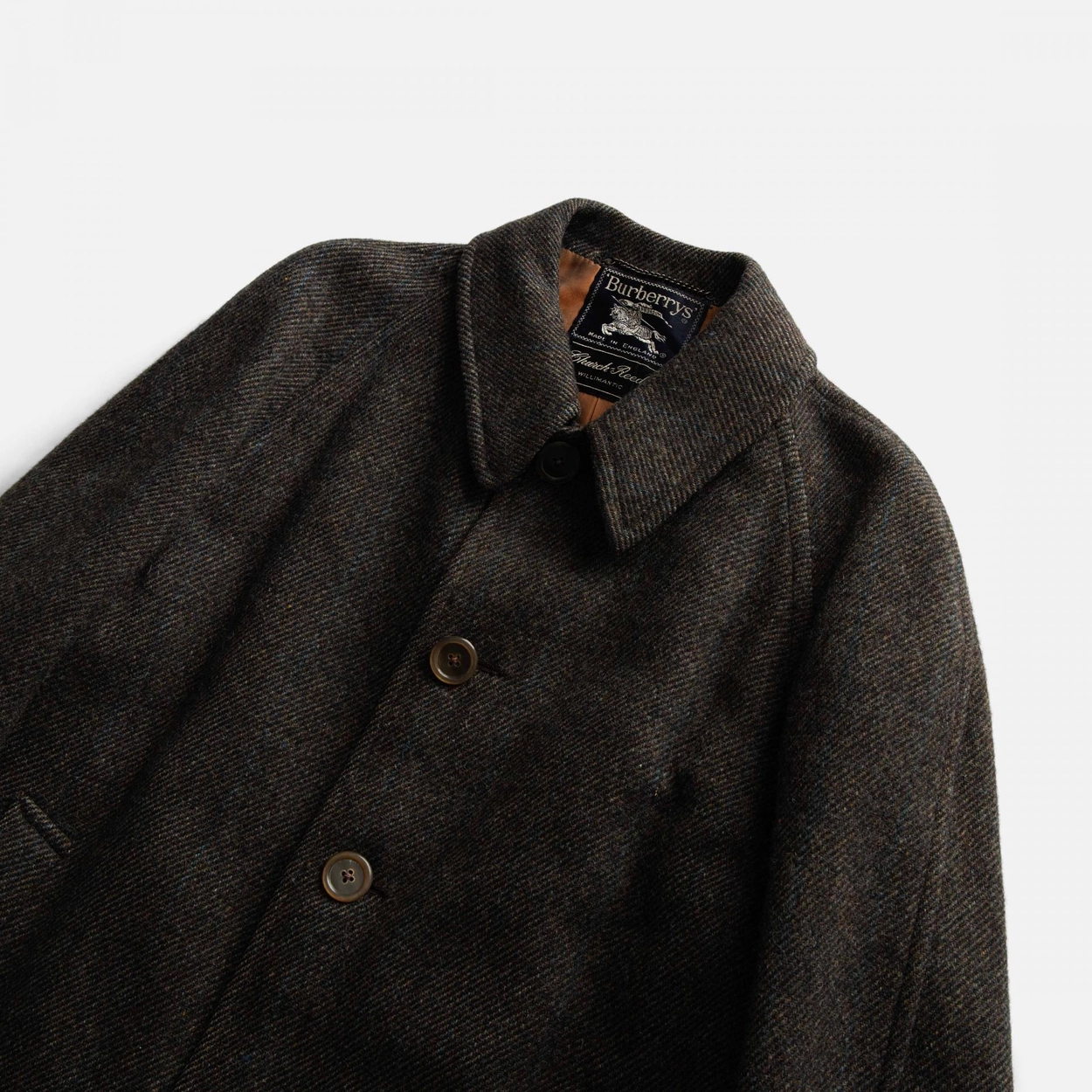 VINTAGE BURBERRYS' CUSHA TWEED COAT : Paramade Pickers (파라메이드