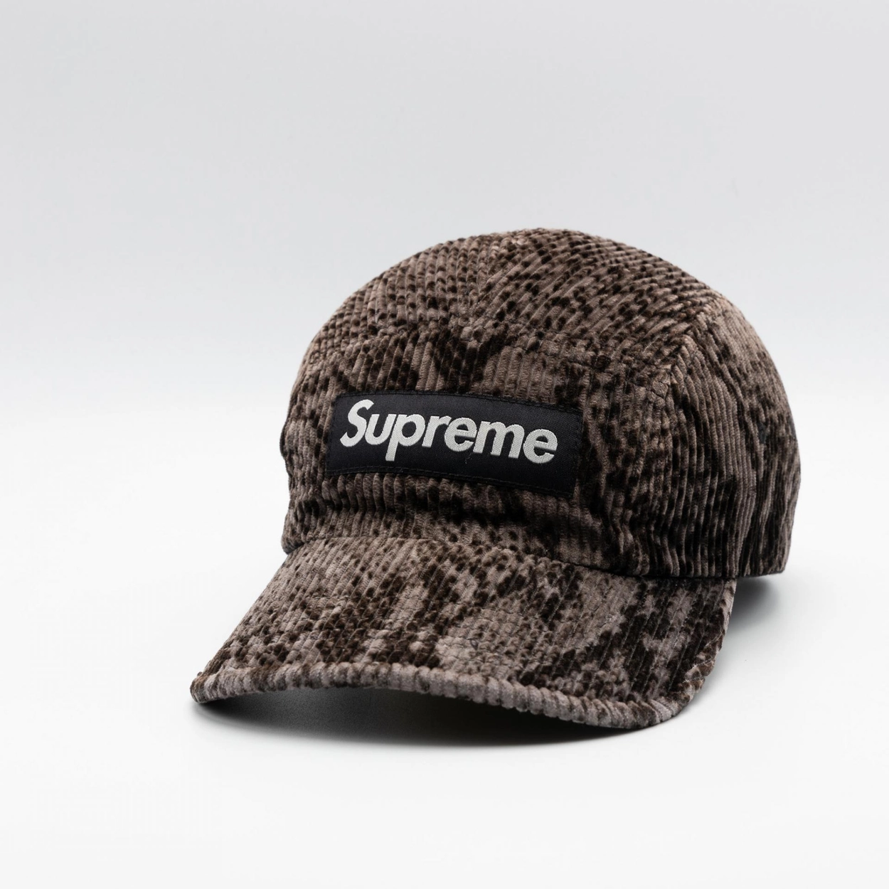 SUPREME SNAKESKIN CORDUROY CAMP CAP 20FW : Paramade Pickers