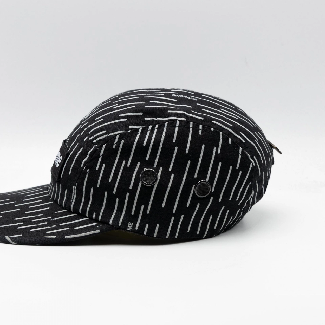 SUPREME MILITARY CAMP CAP BLACK RAINDROP 24FW : Paramade