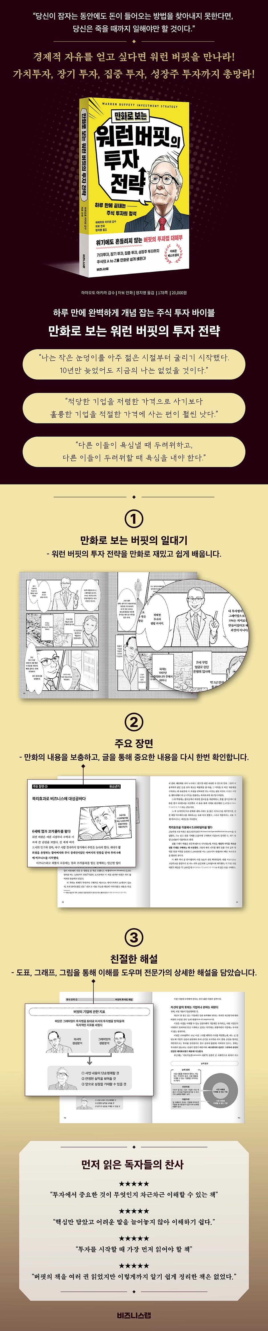 만화로 보는 워런 버핏의 투자 전략 : 유엑스리뷰