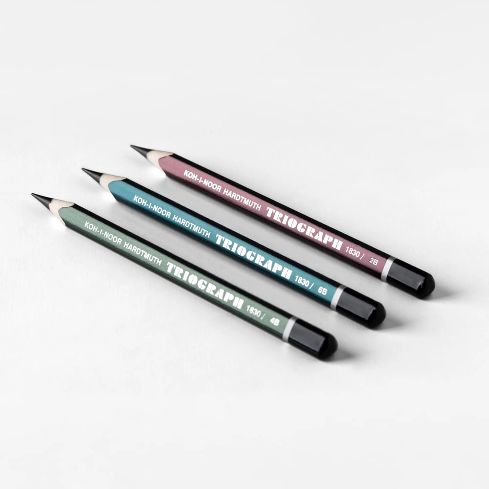 코이노 연필 1830 점보 삼각 연필 2B 4B 6B HB