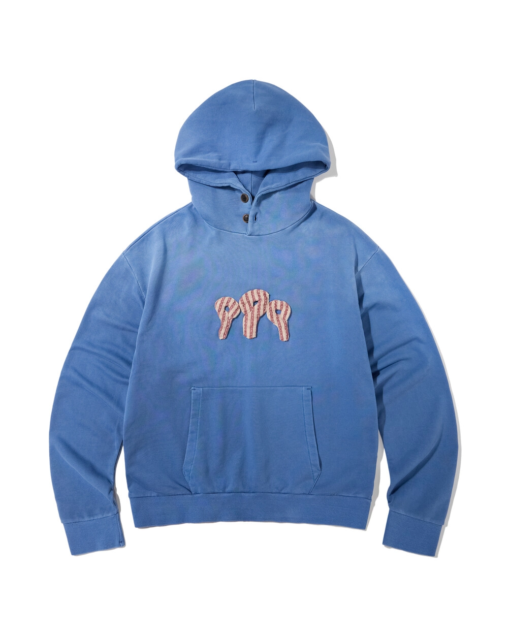 【SATIIIZ】Benso Patch Leather Hood Jumper bc3d69e0e73b6.jpg