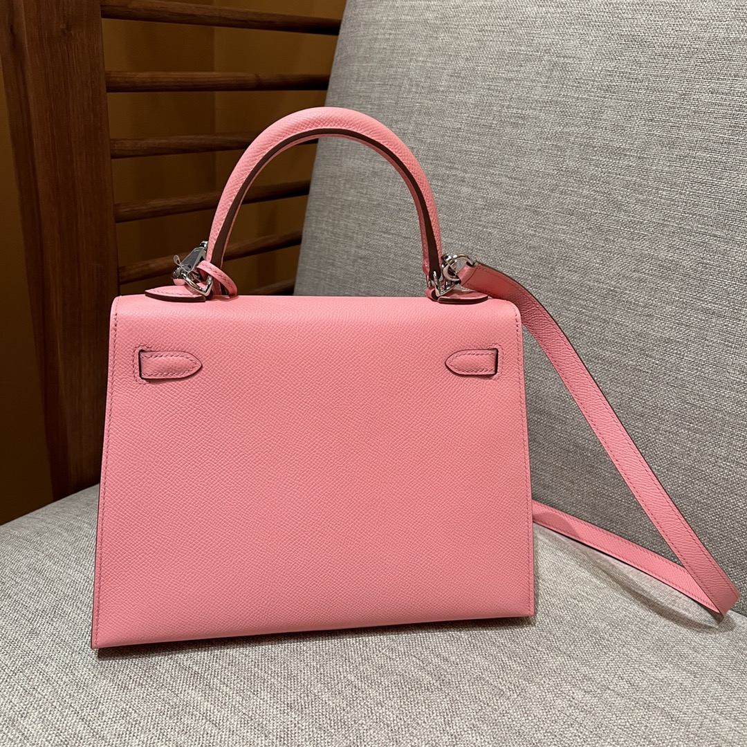 에르메스 켈리백 25 Rose sakura (Epsom)