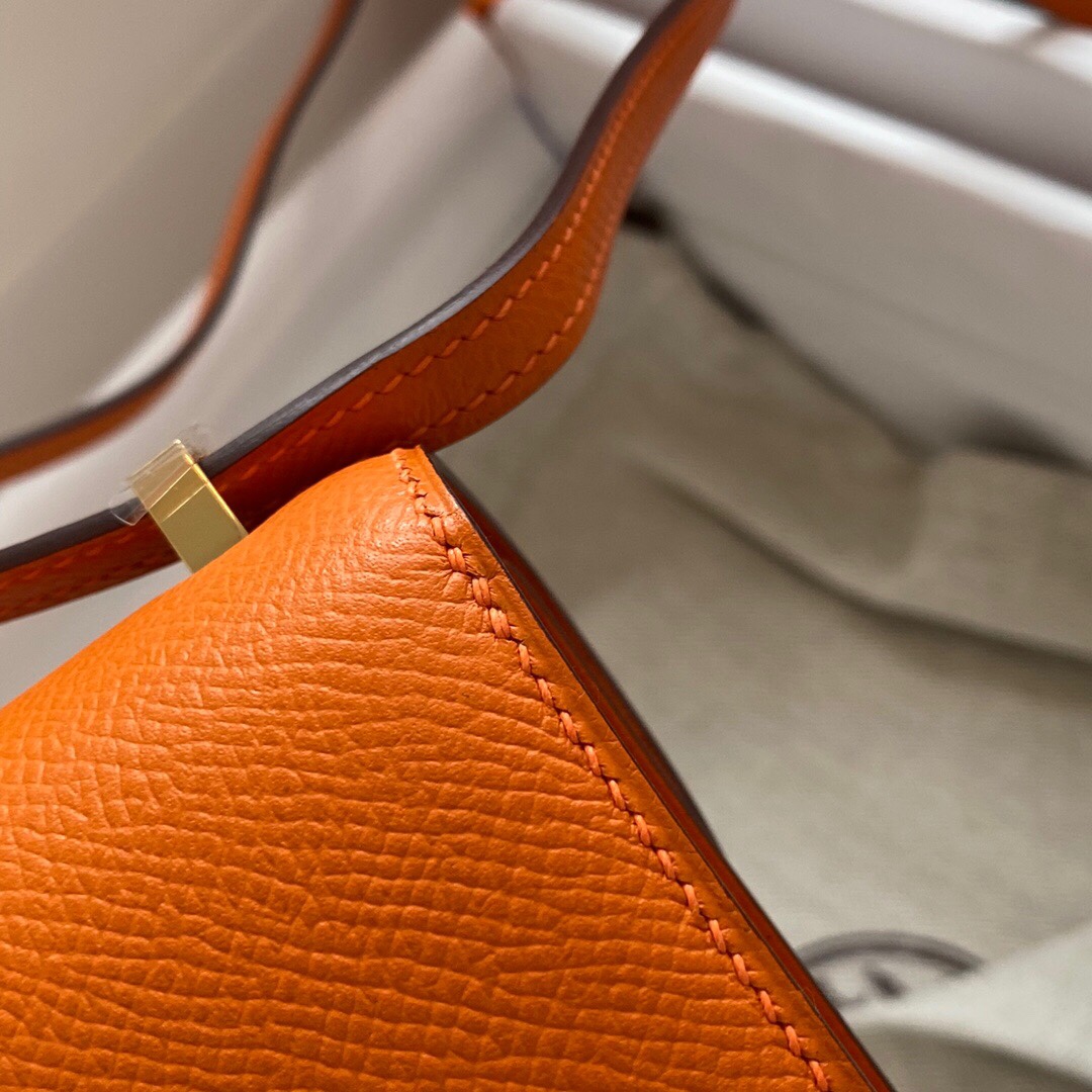 에르메스 콘스탄스 14 Orange (Epsom)