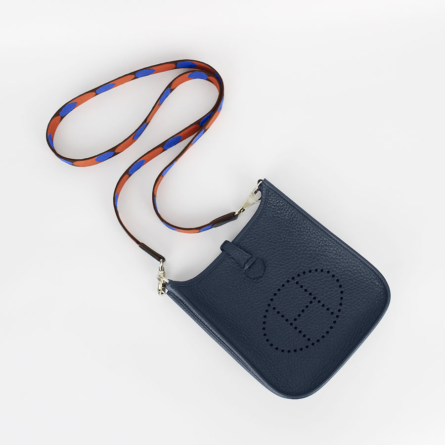 에르메스 에블린 TPM Bleu indigo (Clemence)