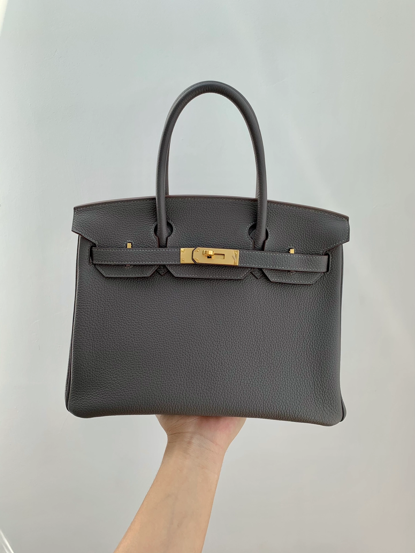 에르메스 버킨 30 Gris etain (Togo)
