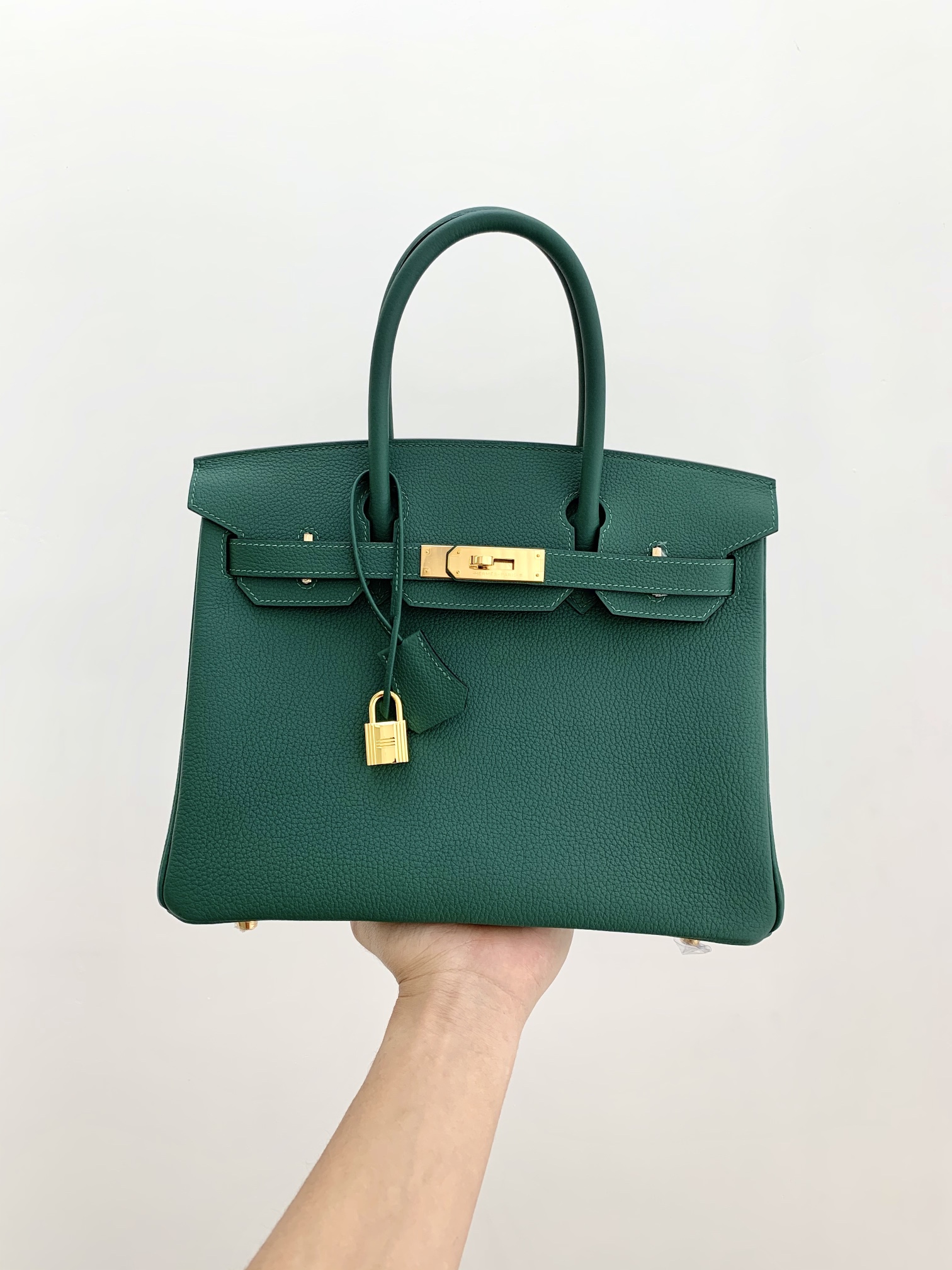 에르메스 버킨 30 Malachite (Togo)