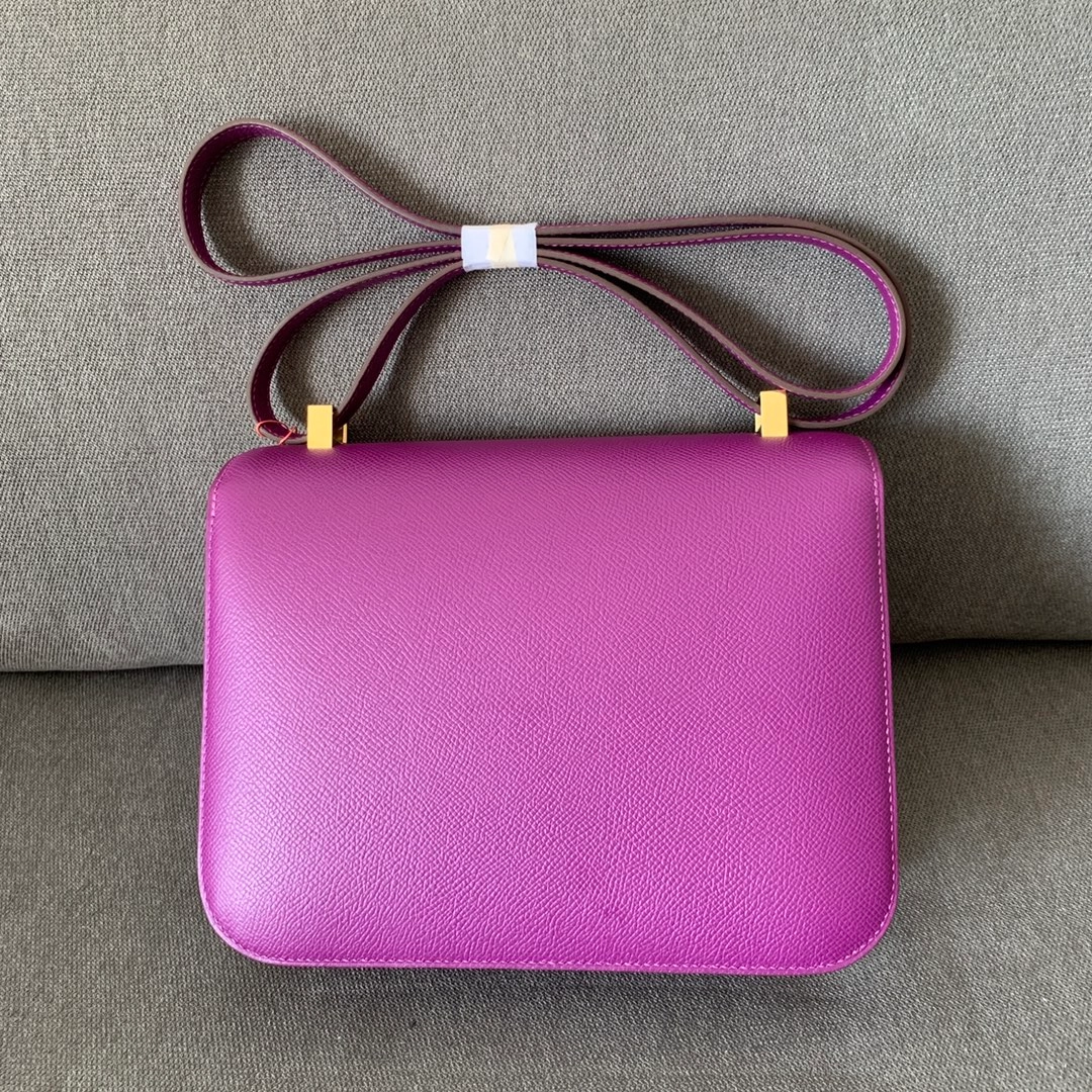 에르메스 콘스탄스 24 Anemone purple (Epsom)