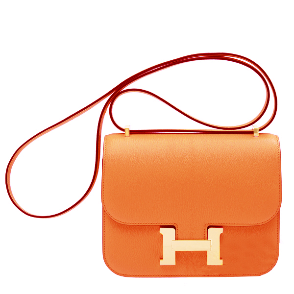 에르메스 콘스탄스 14 Orange (Epsom)