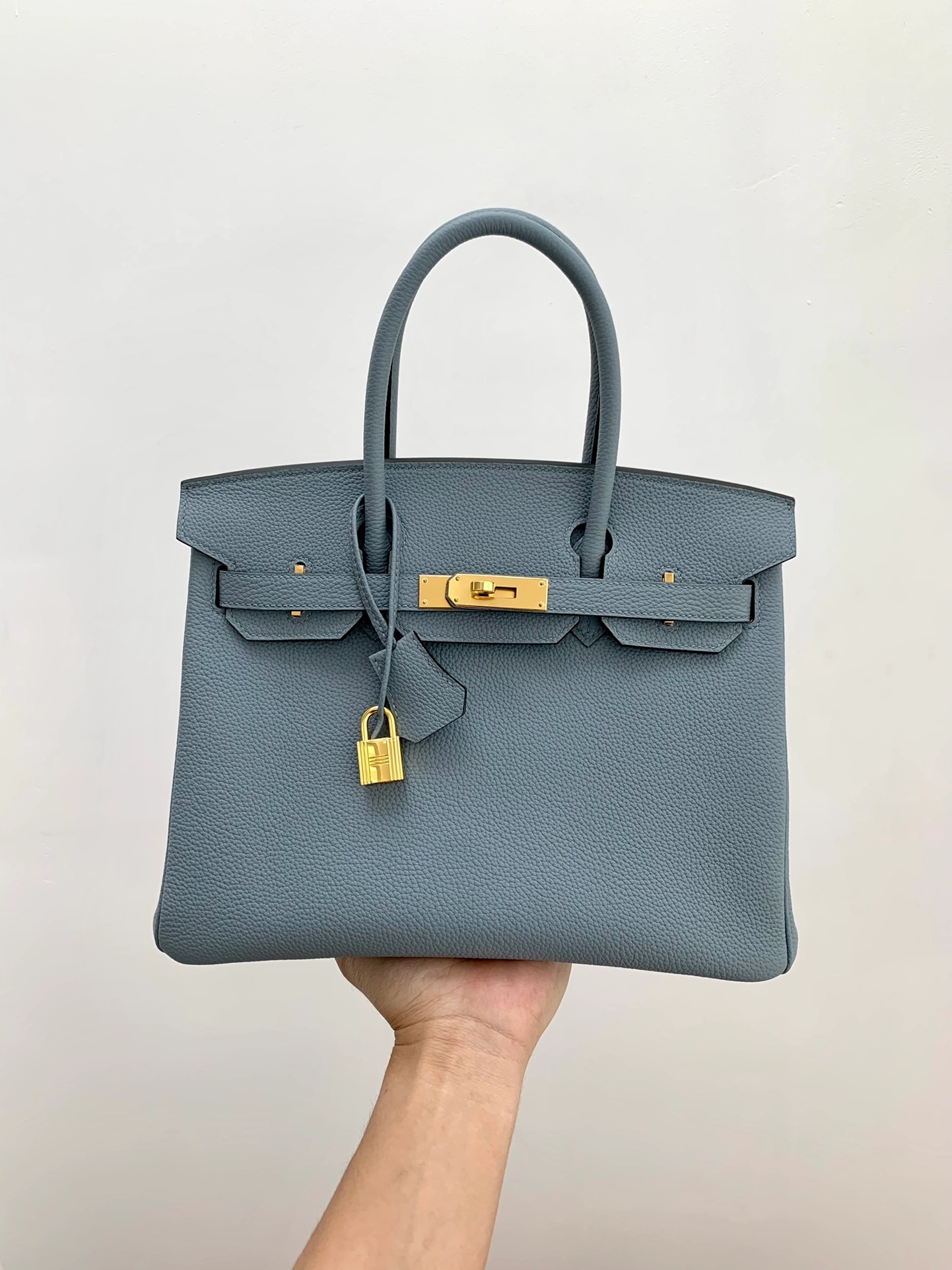 에르메스 버킨 30 Blue lin (Togo)